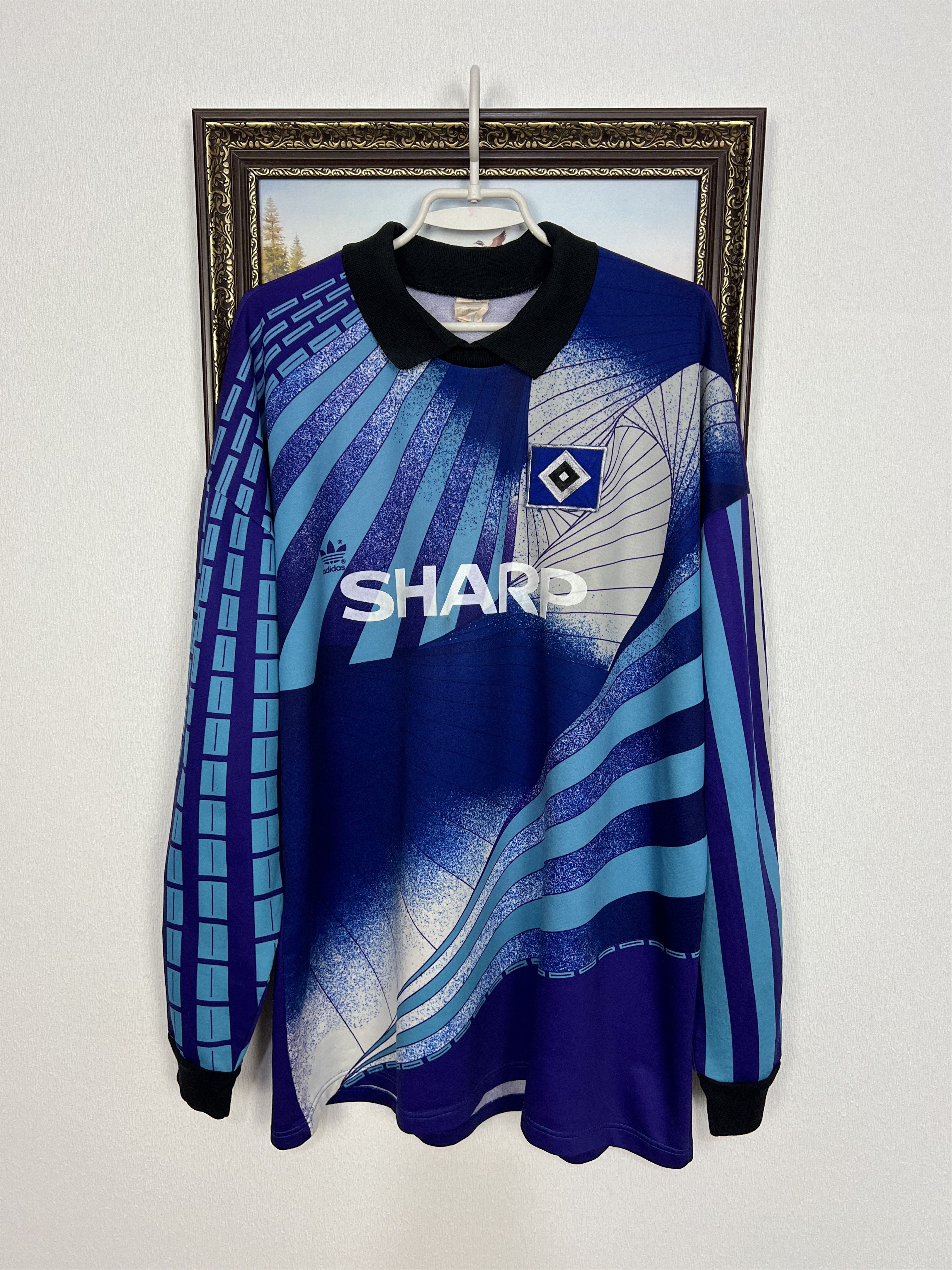 Hamburg Goalkeeper football shirt 1991 Soccer Jersey Trikot