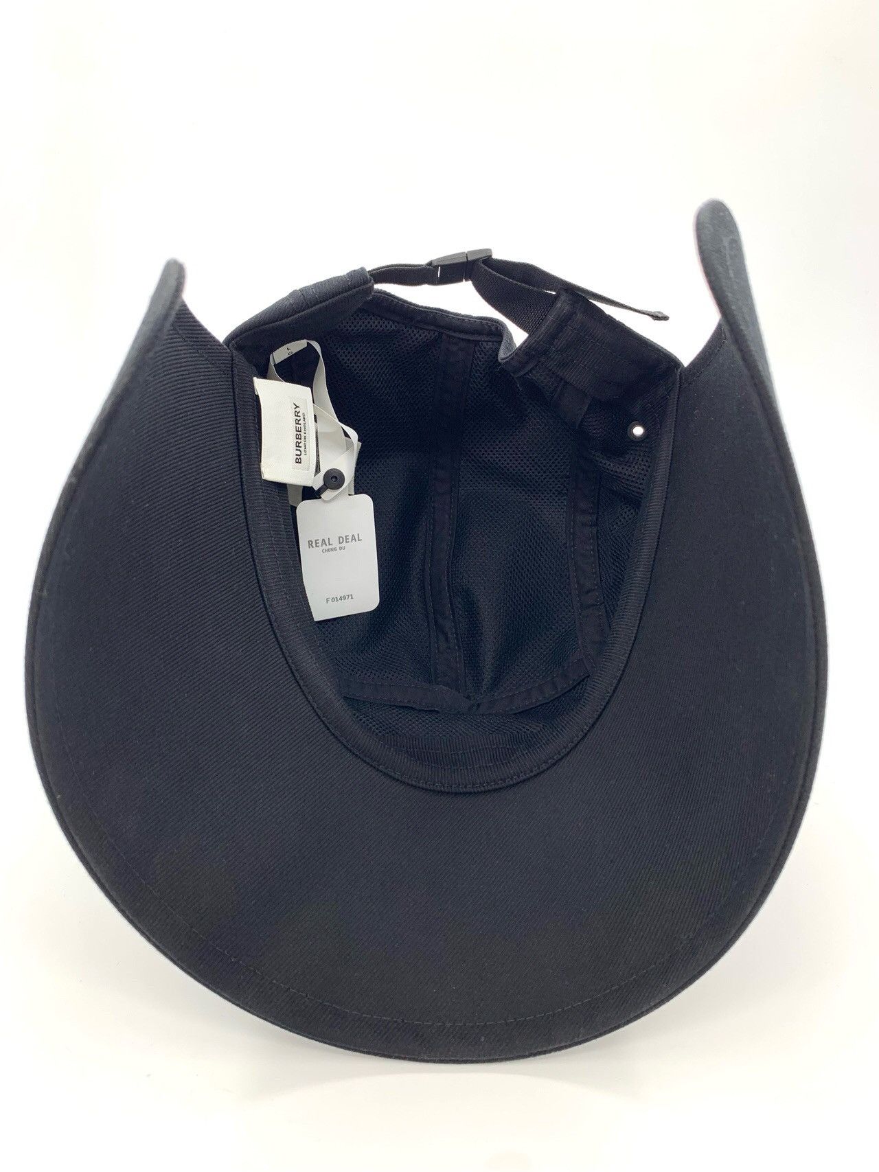 Burberry Burberry Letter Logo Black Duckbill Cap Size ONE SIZE - 4 Thumbnail