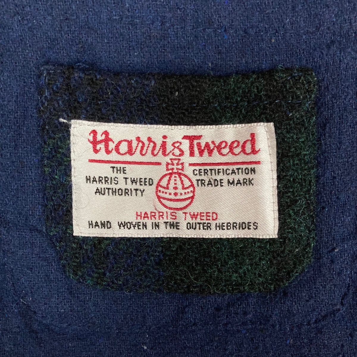 Harris Tweed Vintage Harris Tweed Snap Button Varsity Jacket Size US S / EU 44-46 / 1 - 3 Thumbnail