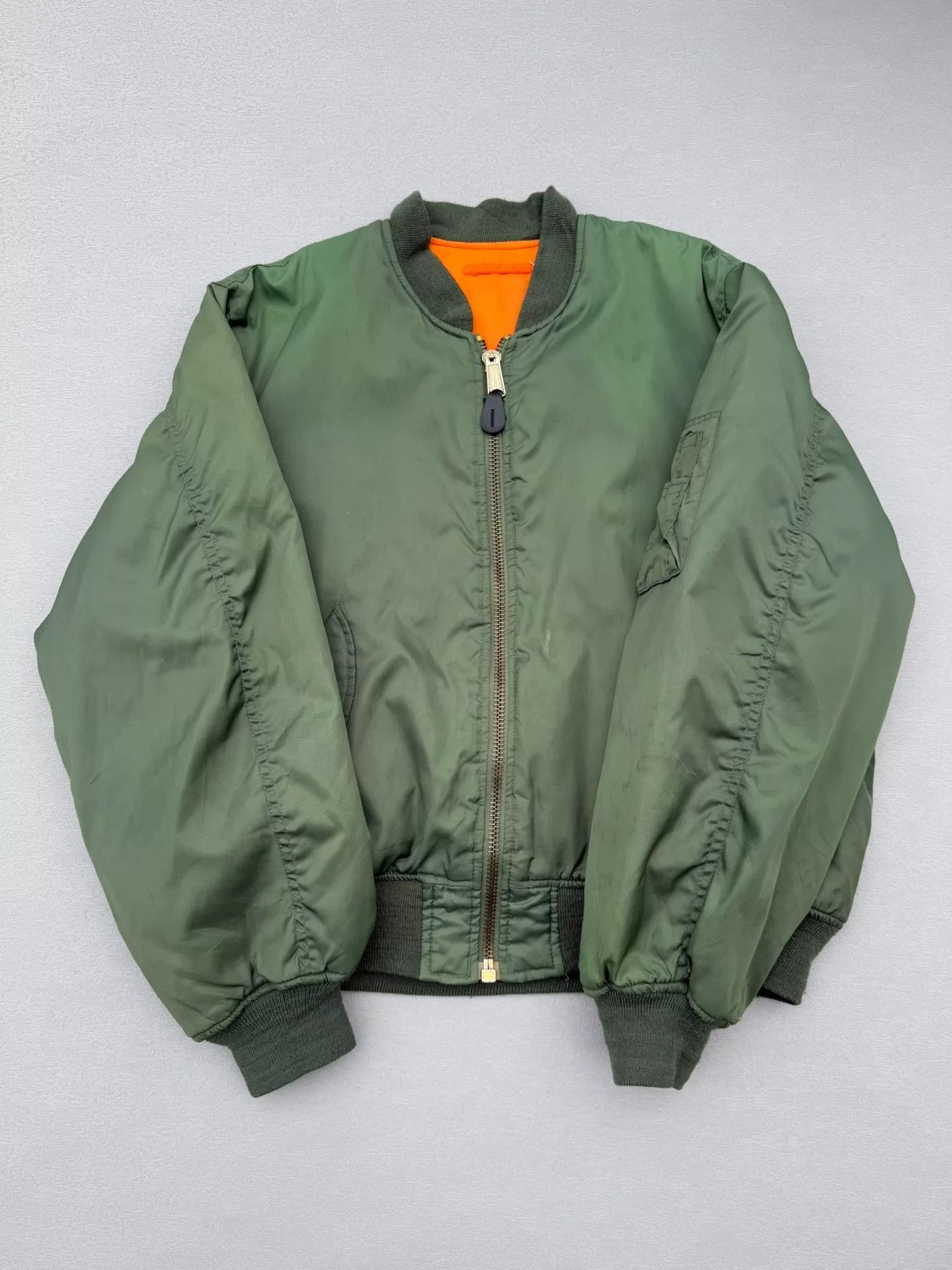 Vintage Vintage 90s USAF MA-1 Bomber Jacket Size US L / EU 52-54 / 3 - 1 Thumbnail