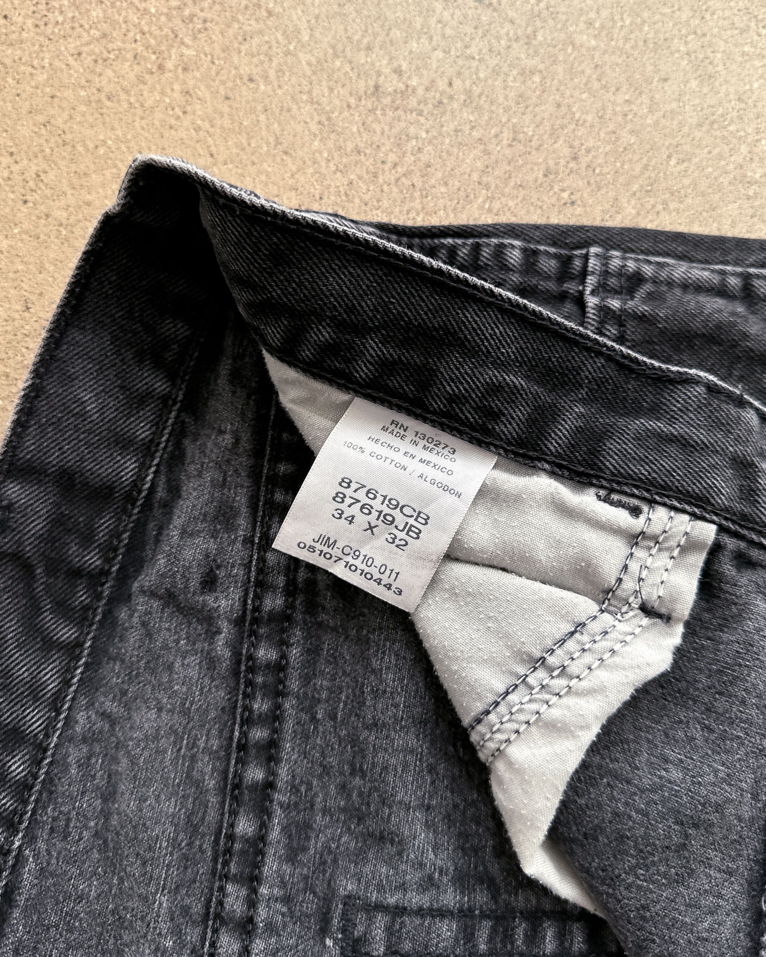 Vintage Vintage 90s Rustler Jeans Faded Black Wash Denim Men's 34 Size US 34 / EU 50 - 3 Thumbnail