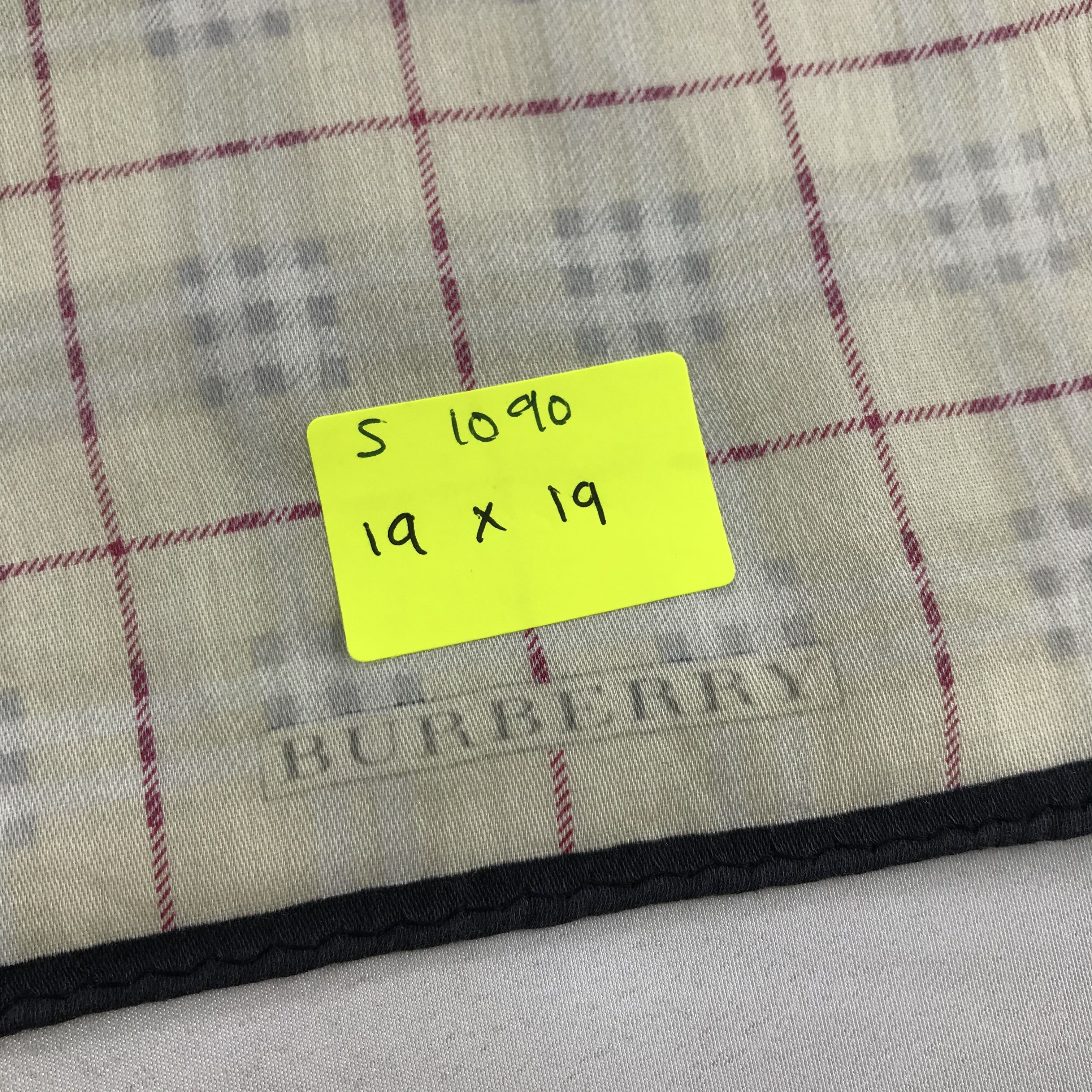 Burberry × Vintage Burberry Bandana / Handkerchief / Neckerchief - S1090 Size ONE SIZE - 5 Thumbnail