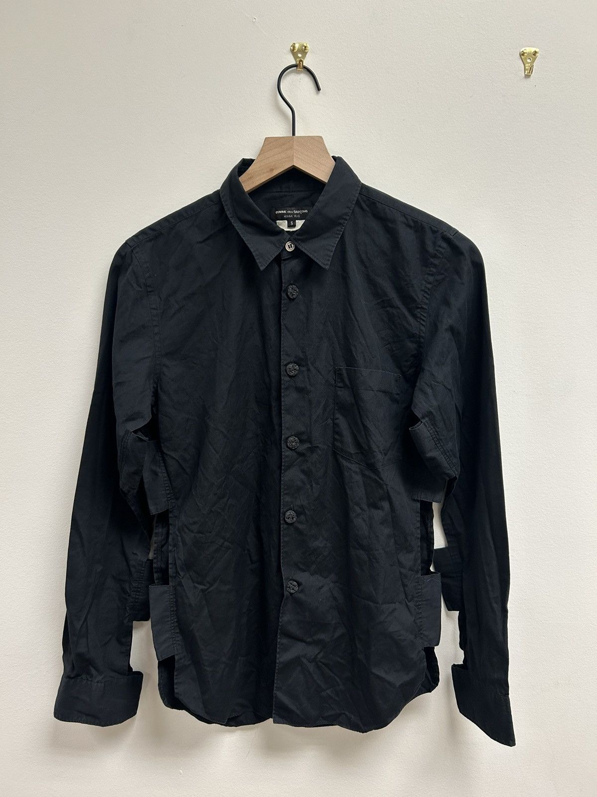 Comme des Garcons Homme Plus Homme plus Cut out button up Size US S / EU 44-46 / 1 - 1 Thumbnail