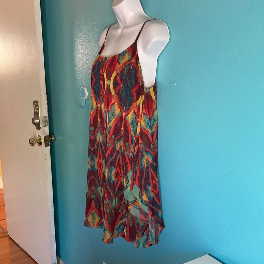 Alice + Olivia Alice & Olivia Rhi Size S Red Flouncy Mini Dress Adjustable Size S / US 4 / IT 40 - 10 Thumbnail