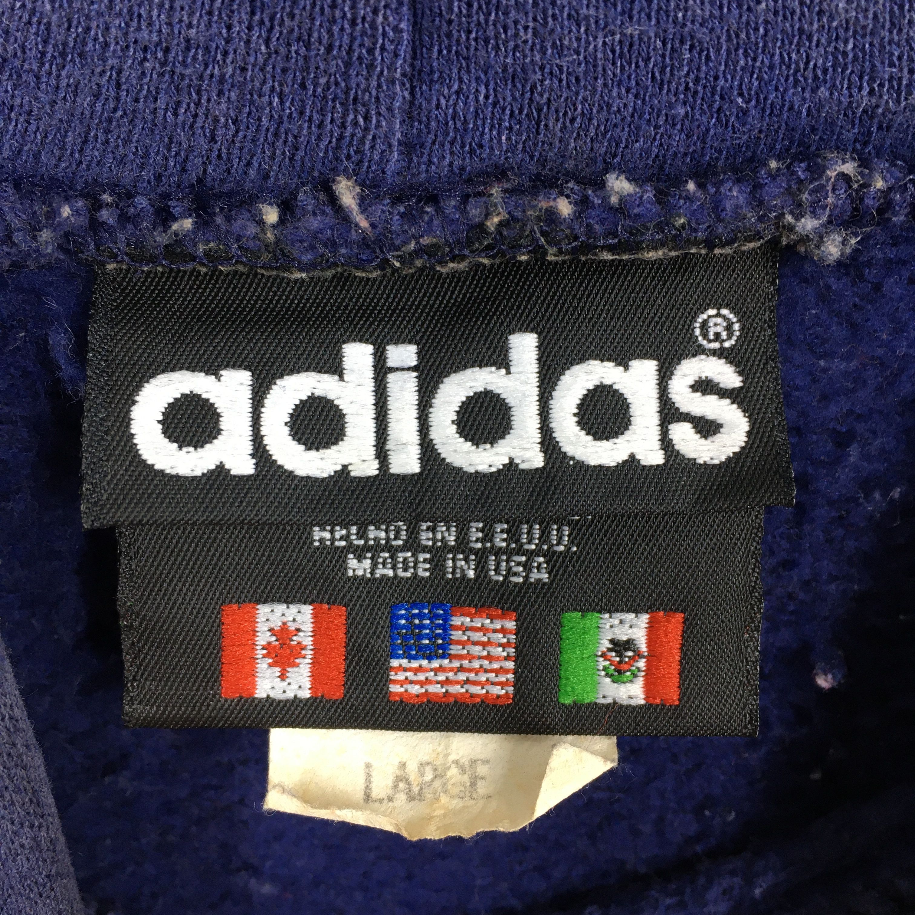 Adidas × Vintage Vintage 90s Adidas Trefoil Ladies Hoodie Sweater Small Size US S / EU 44-46 / 1 - 4 Thumbnail