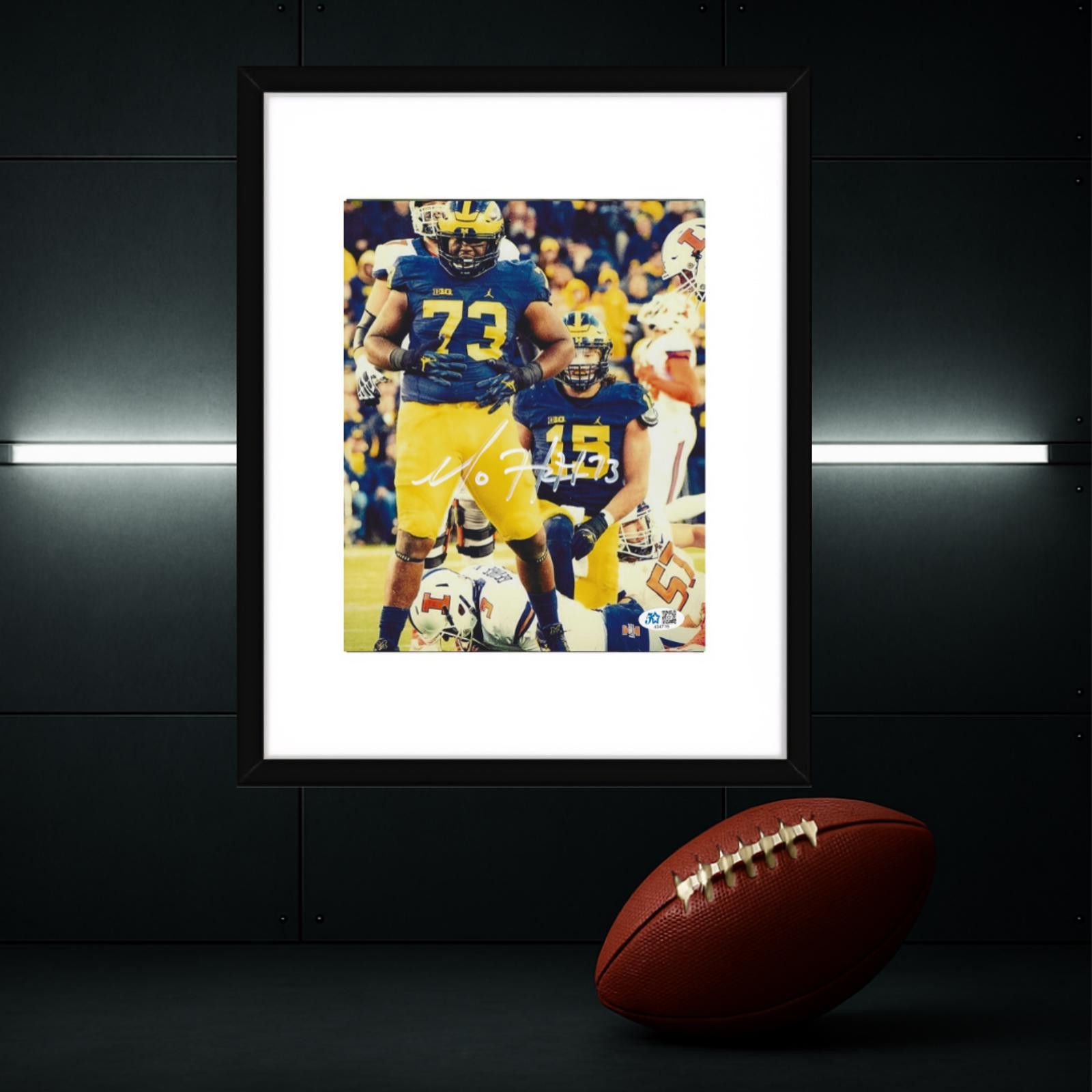 Other MAURICE HURST SIGNED Michigan 8X10 PHOTO COA W/Frame Size ONE SIZE - 1 Thumbnail