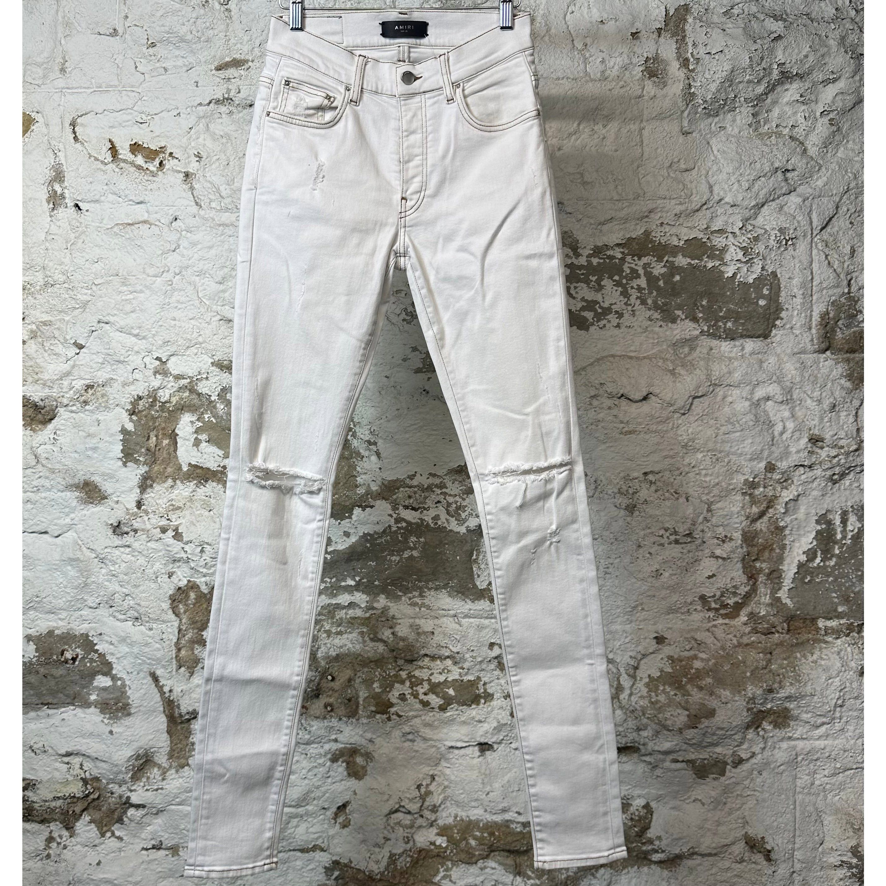 Amiri Amiri MX1 White Mens Jeans Size - 28 | Grailed