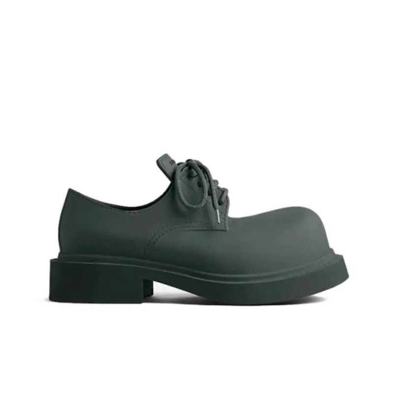 o1tr1nto0825 Steroid Derby Shoes in Dark Green