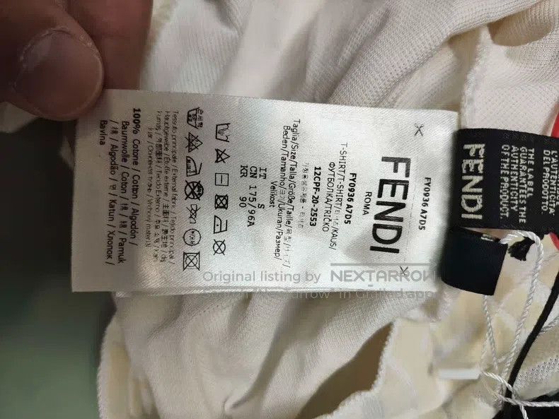 Fendi Fendi Beige full print short-sleeve Size US S / EU 44-46 / 1 - 5 Thumbnail
