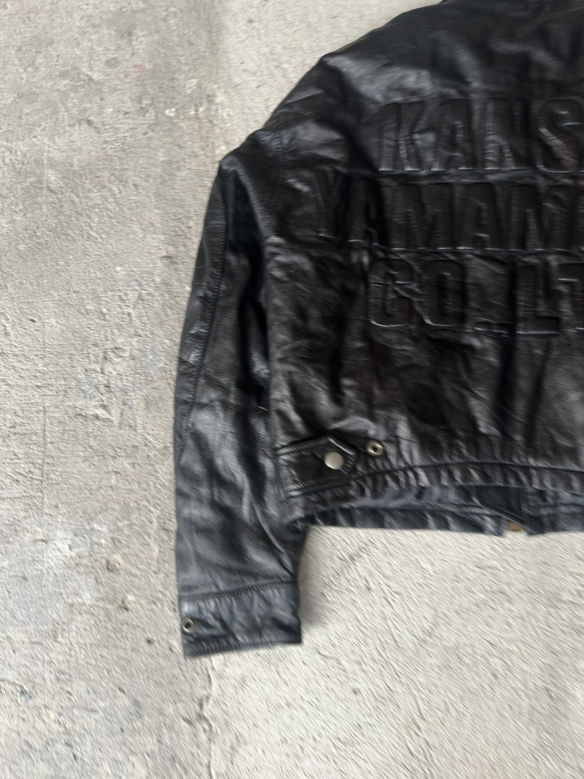 Kansai Yamamoto Vintage Kansai Yamamoto Leather Jacket Size US XS / EU 42 / 0 - 8 Thumbnail