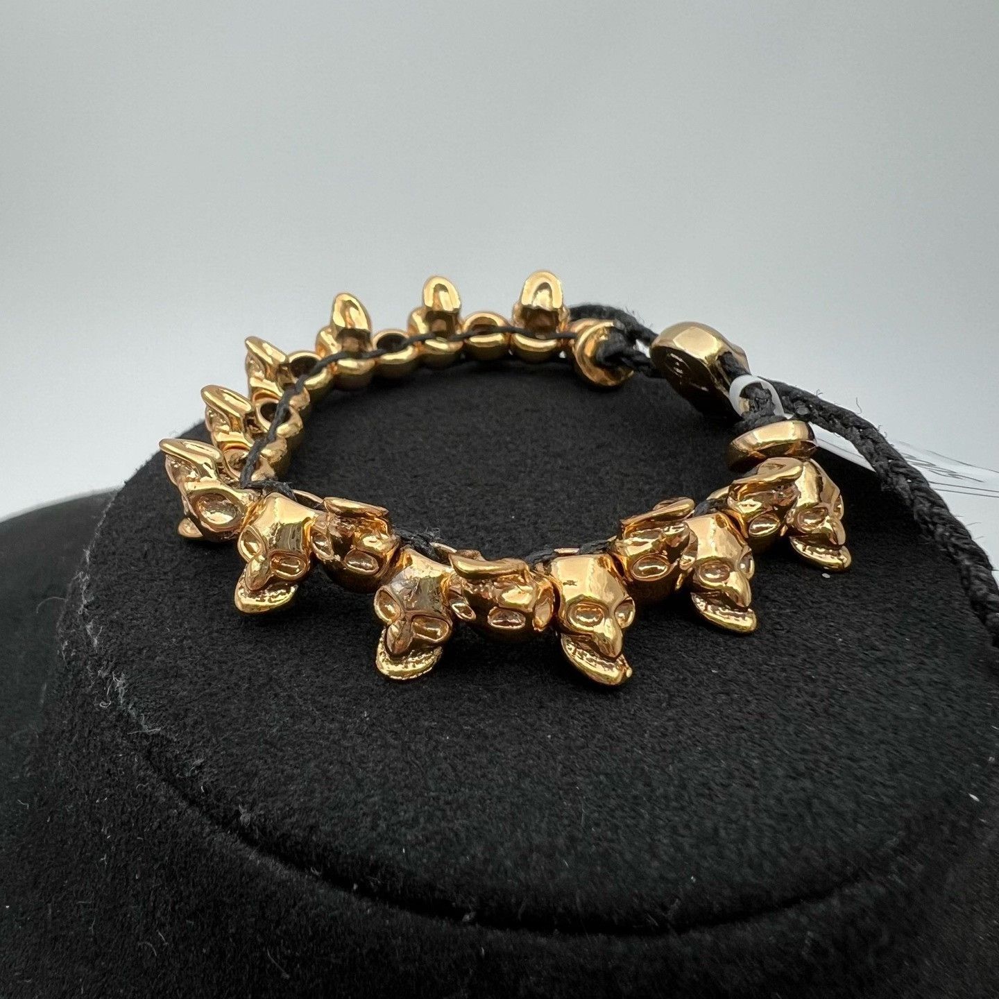 Alexander McQueen ALEXANDER MCQUEEN Golden Skull Bracelet| Size ONE SIZE - 2 Thumbnail