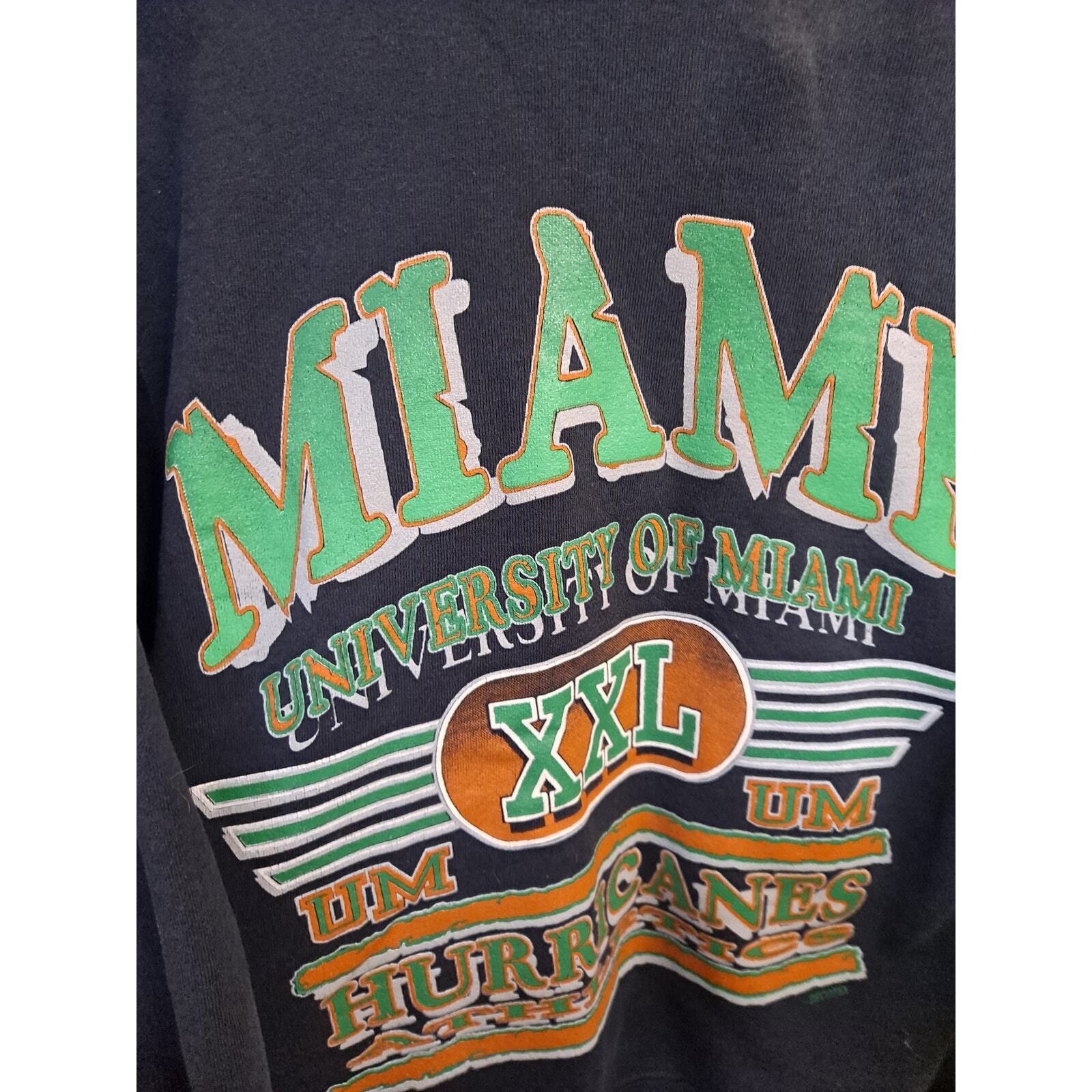 Other VTG Collegiate Colors Mens Navy University of Miami Sweatshi Size US M / EU 48-50 / 2 - 3 Thumbnail