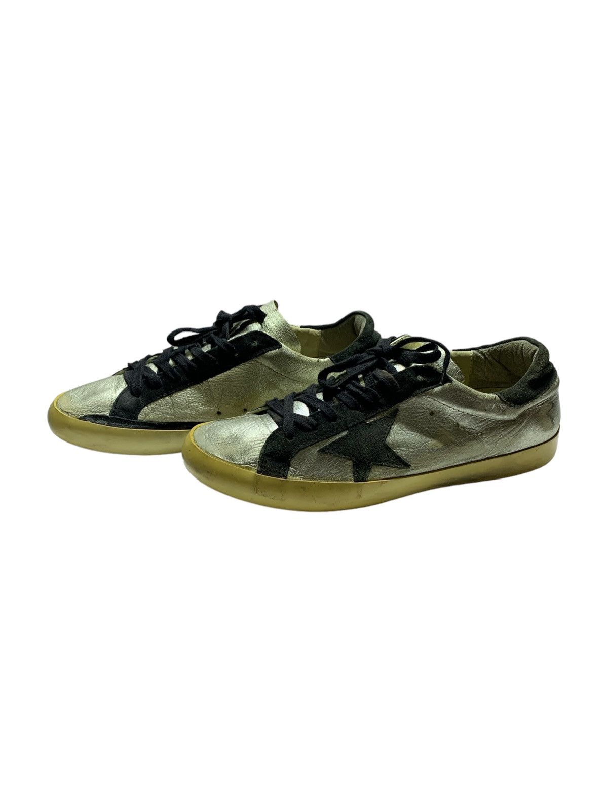 Golden Goose Authentic Golden Goose Superstar Silver Sneakers GGDB Shoes Size US 8.5 / EU 41-42 - 3 Thumbnail