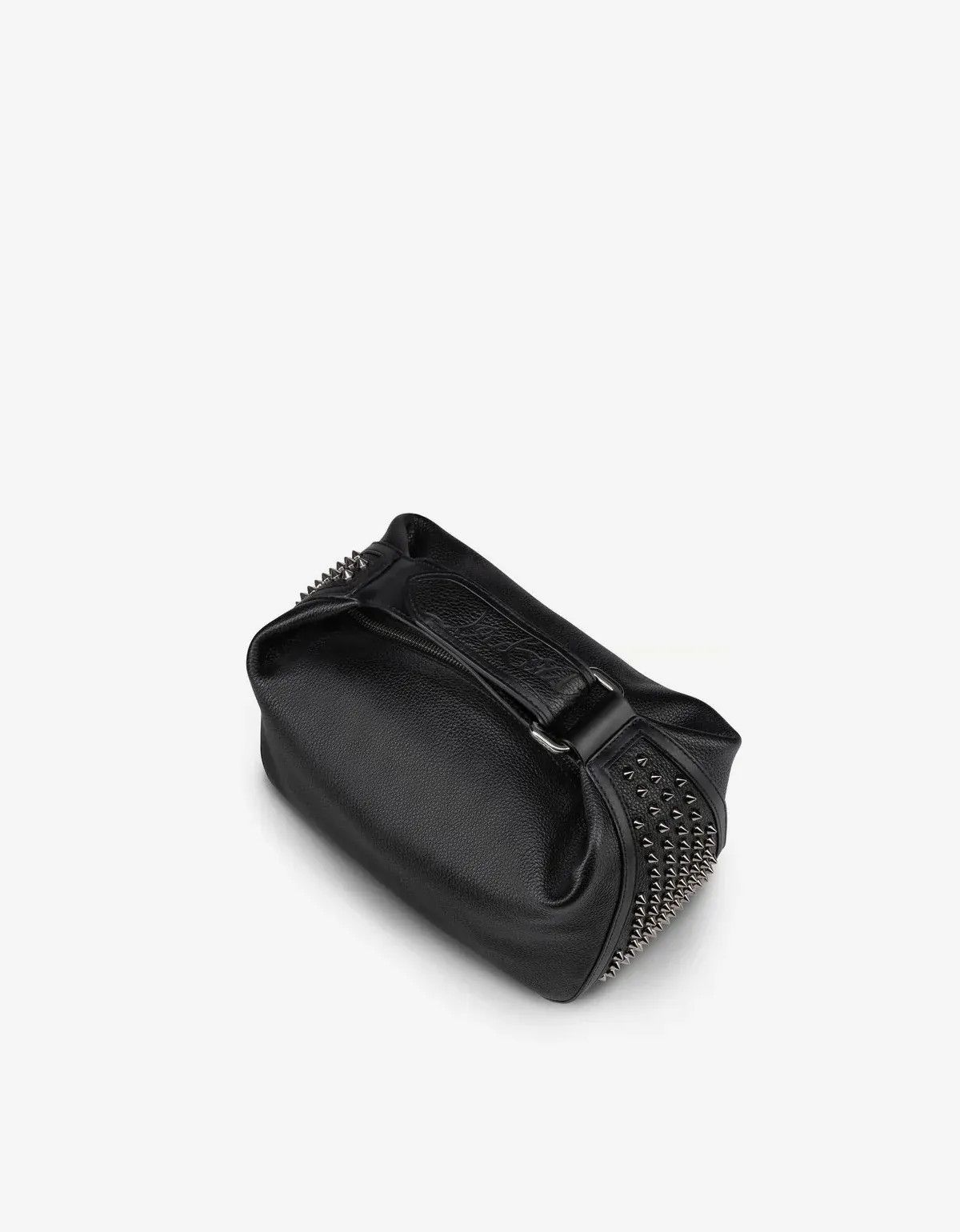 Christian Louboutin Christian Louboutin Black Funky Leather Wash Bag Size ONE SIZE - 3 Thumbnail