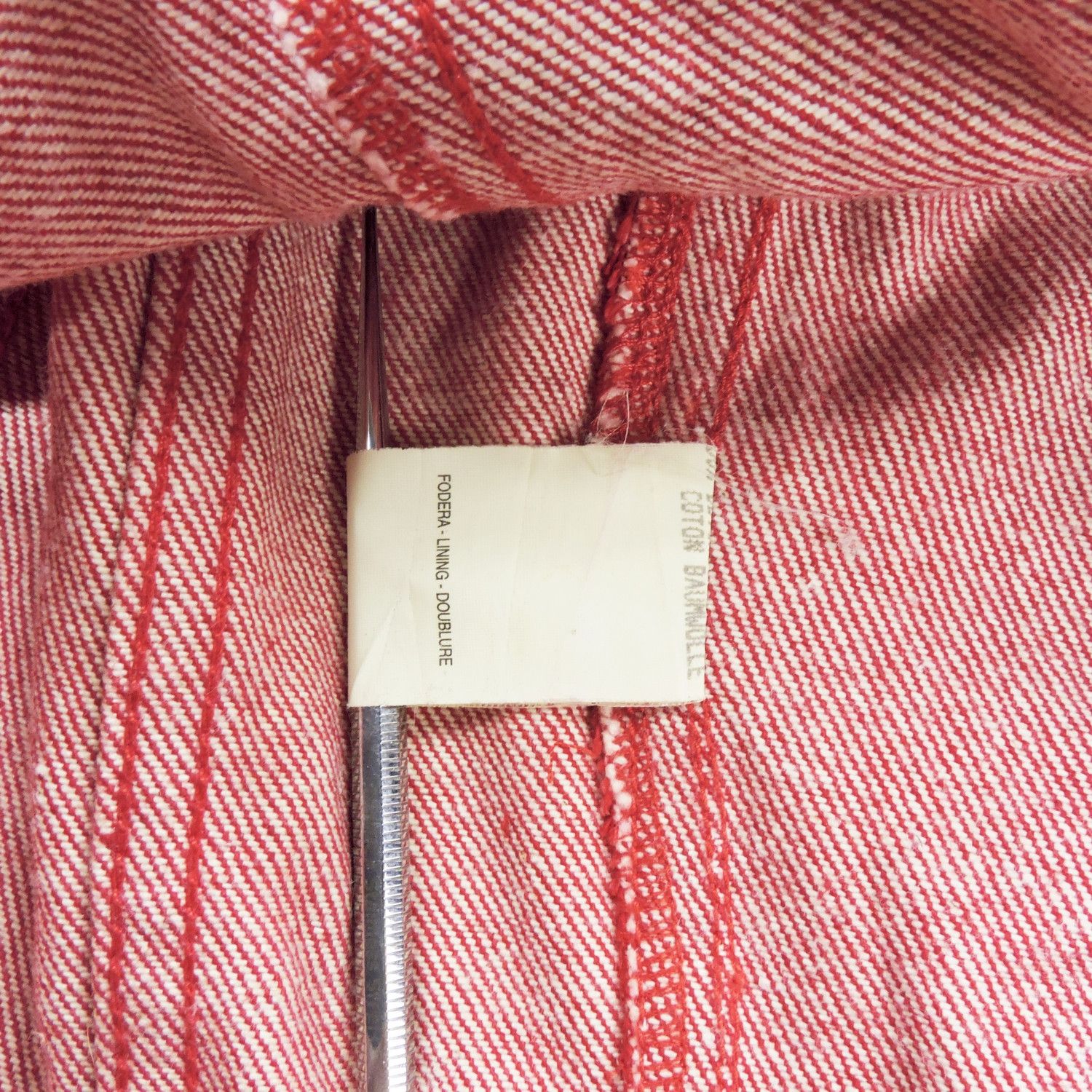 Gucci GUCCI BY TOM FORD RED DENIM JACKET Size M / US 6-8 / IT 42-44 - 5 Thumbnail