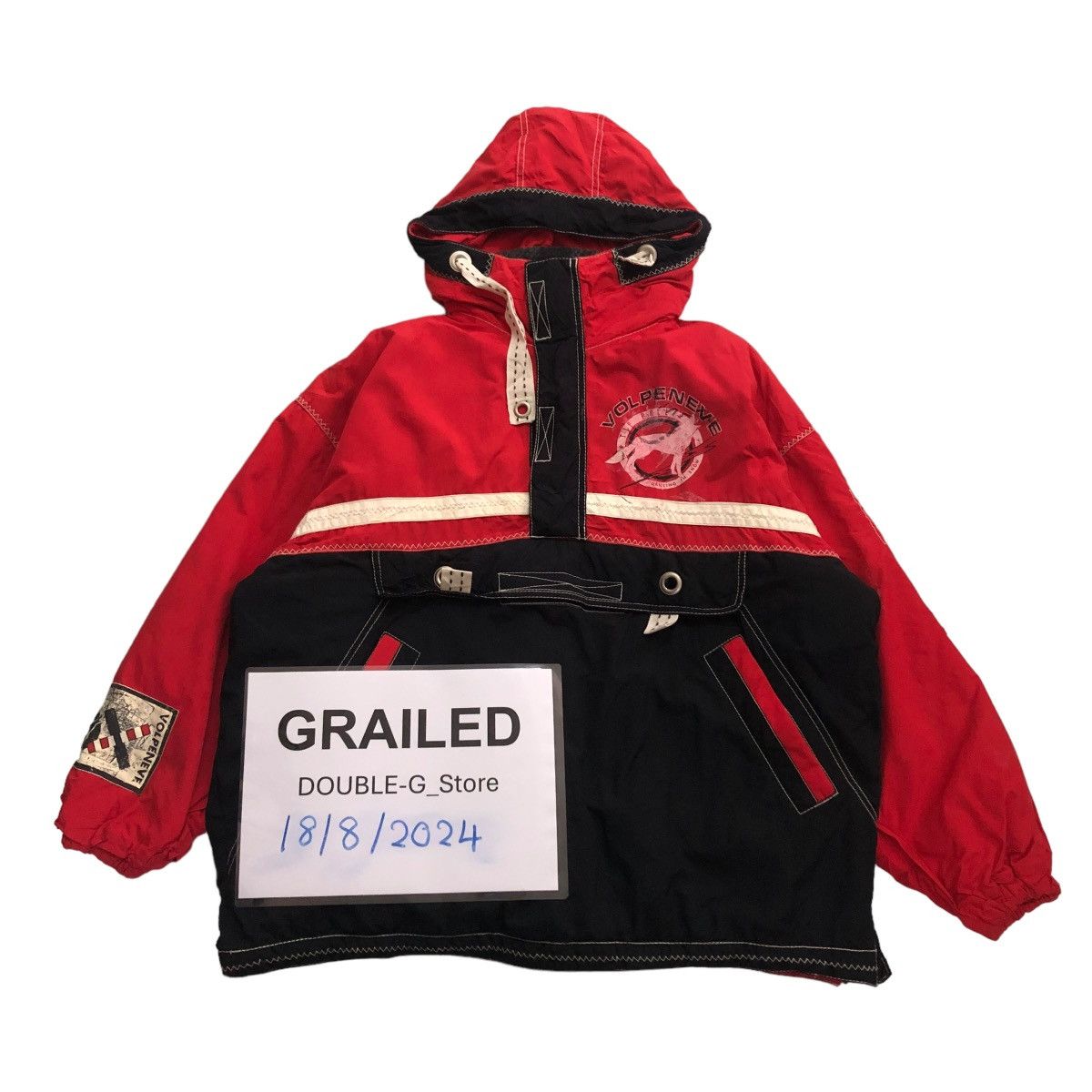Japanese Brand × Vintage 📌VINTAGE ANORAK SKI JACKET VOLPENEVE JAPAN ART DESIGN Size US L / EU 52-54 / 3 - 1 Thumbnail