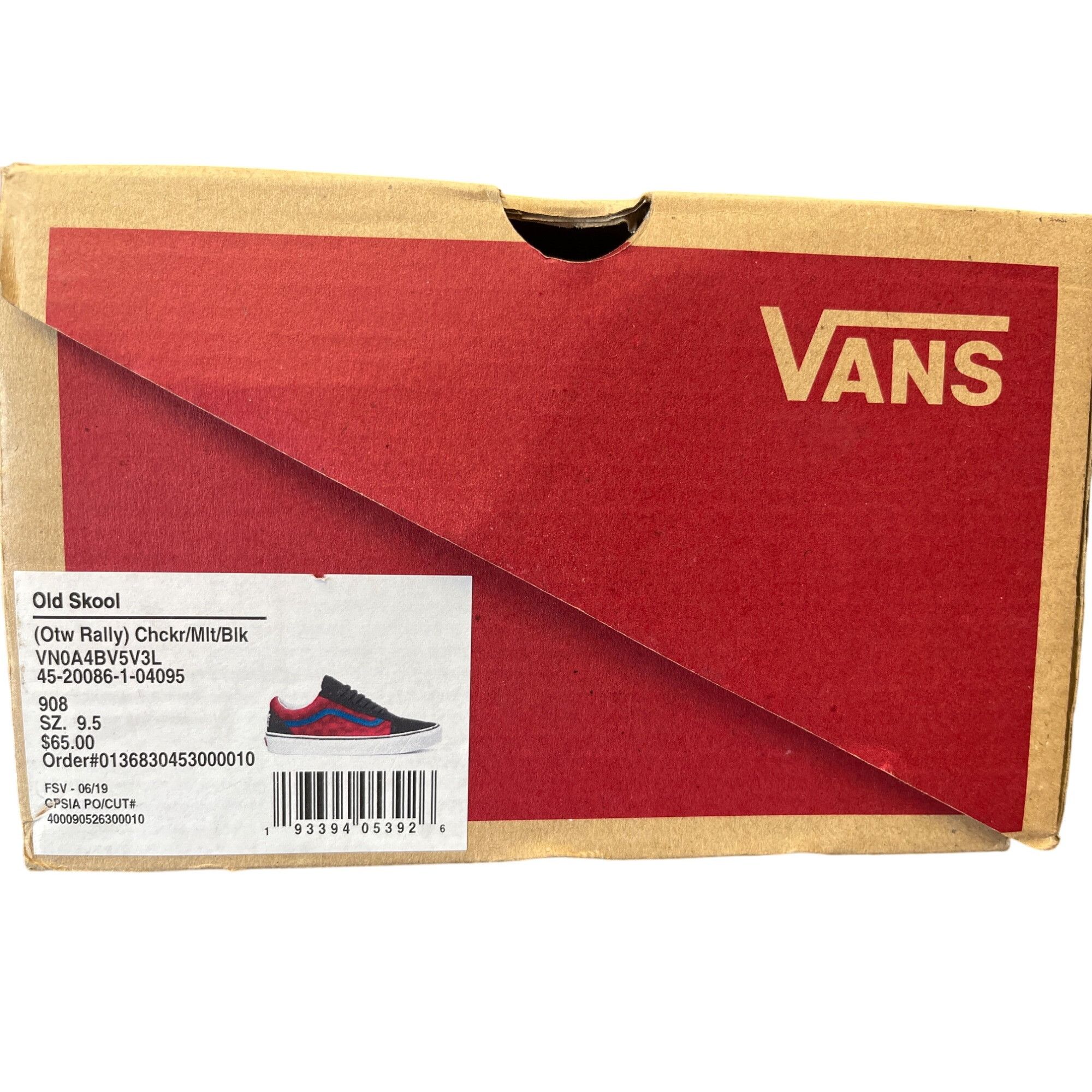 Vans Vans mens Sneakers Red Blue Checkered Size 9.5 SKU 8911 Size US 9.5 / EU 42-43 - 9 Thumbnail