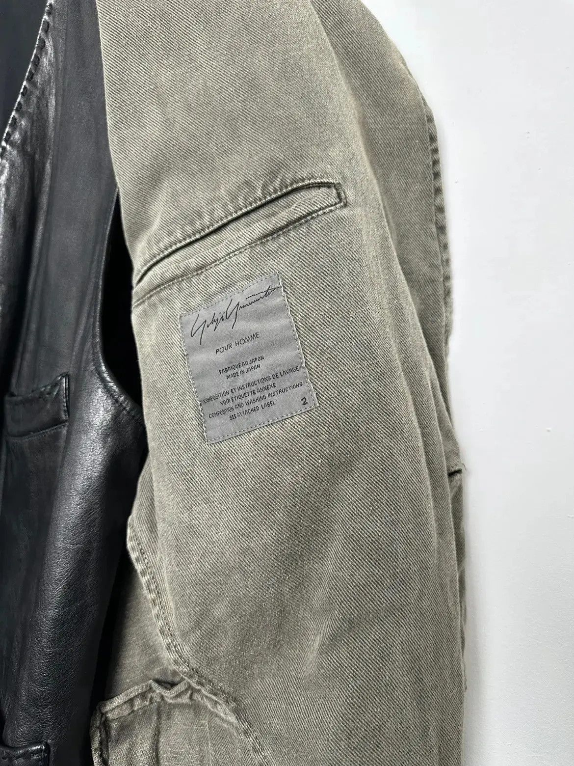 Yohji Yamamoto Yohji Yamamoto pour homme blazer(leather vest not included) Size US M / EU 48-50 / 2 - 7 Thumbnail