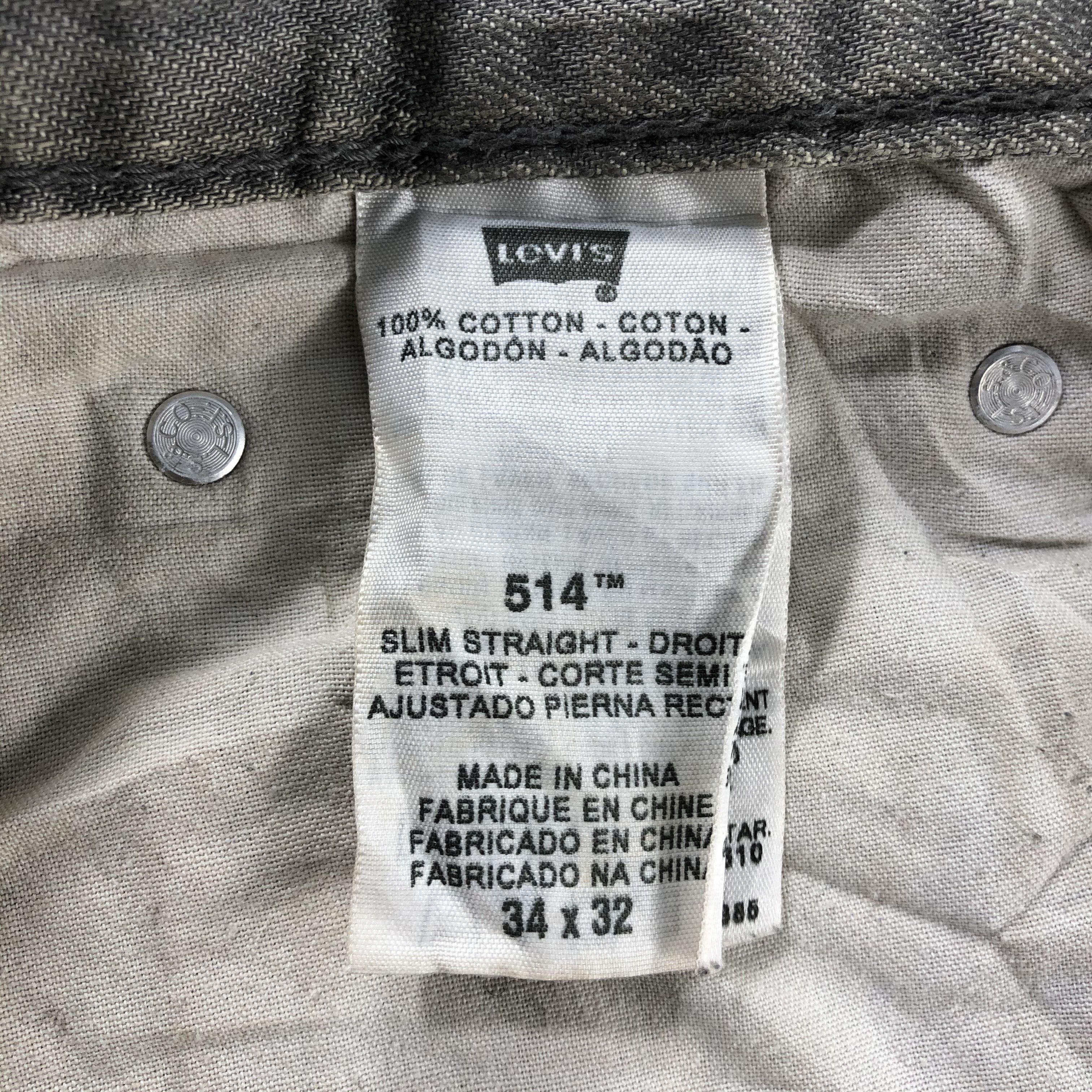 Levi's Vintage Levis 514 Jeans-J2360 Size US 35 - 12 Thumbnail