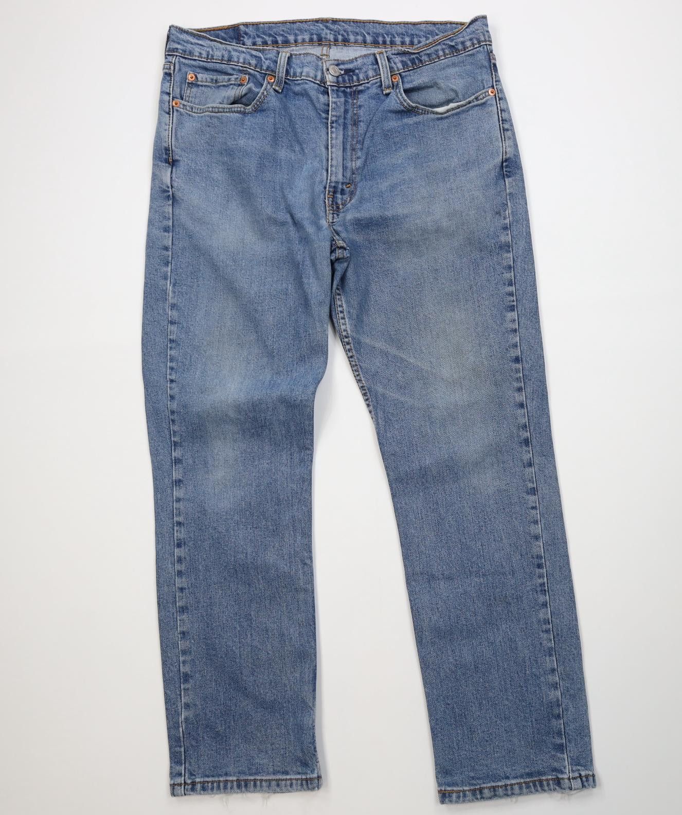 Levi's Vintage Y2K Levis 514 Stretch Straight Leg Denim Jeans Blue Size US 36 / EU 52 - 1 Thumbnail