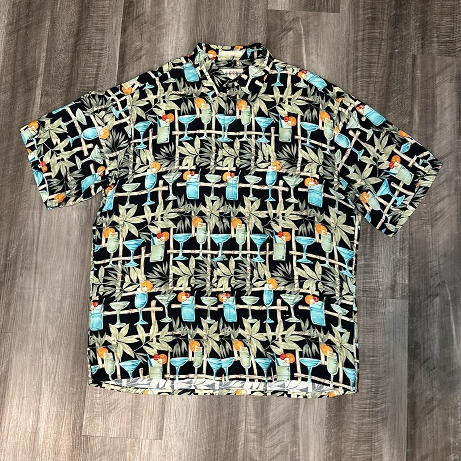Campia Moda Campia Moda Hawaiian Tropical Martini Rayon - Large Size US L / EU 52-54 / 3 - 2 Thumbnail