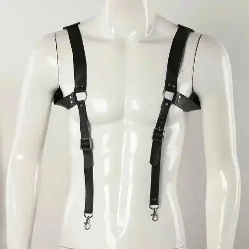 Other Black Vintage Men's Suspenders Belts Size ONE SIZE - 2 Thumbnail