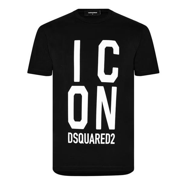 image of Dsquared2 O1G2R1Mq0424 T-Shirts In Black, Men's (Size XL)