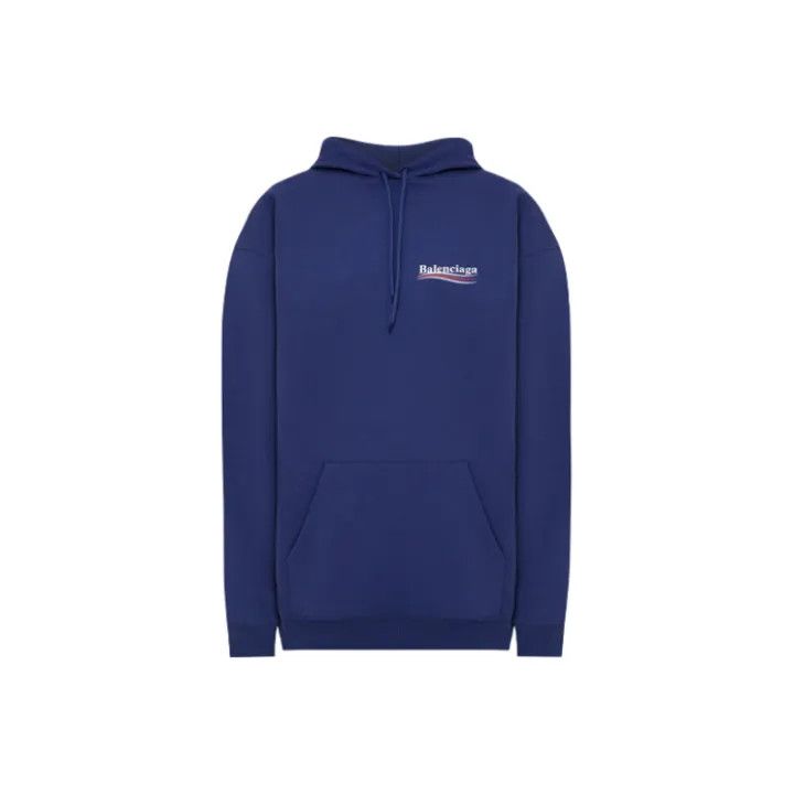 Balenciaga Balenciaga Wave Logo Loose Hoodie for Women 0079 Size XS / US 0-2 / IT 36-38 - 1 Thumbnail