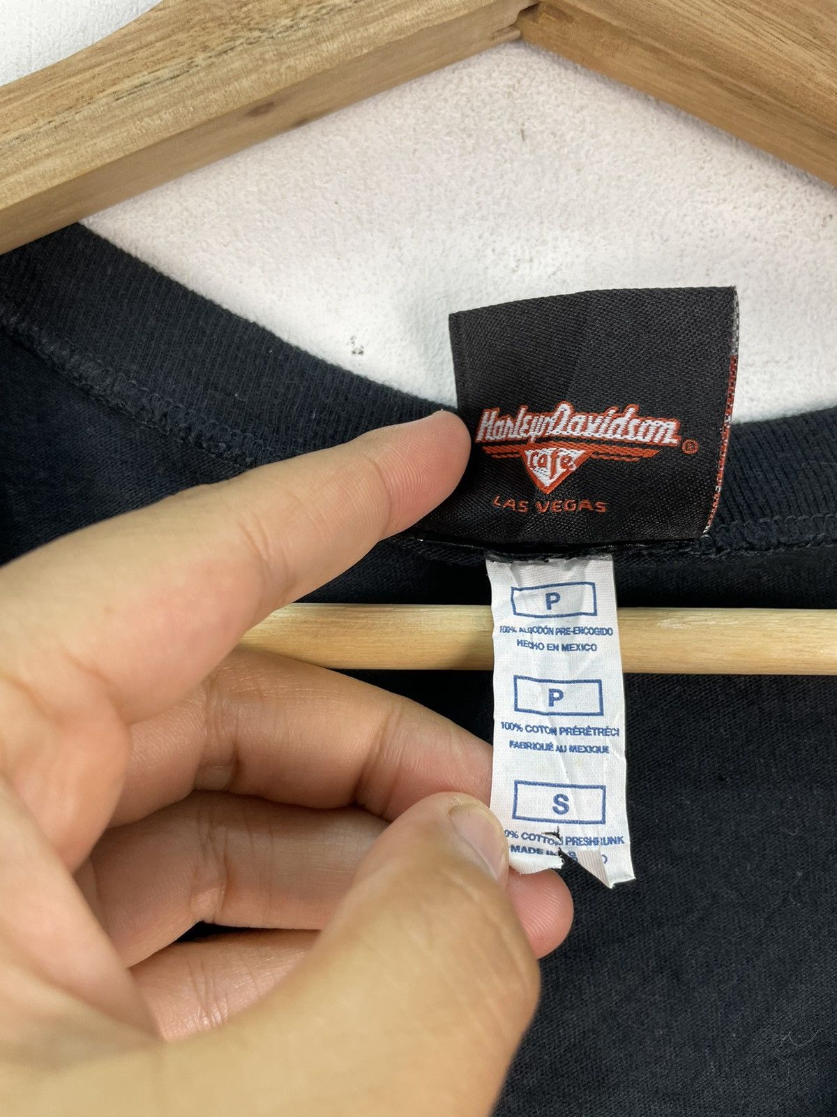 Harley Davidson × Vintage Vintage Harley Davidson Las Vegas Tshirt Y2K Size S / US 4 / IT 40 - 3 Thumbnail