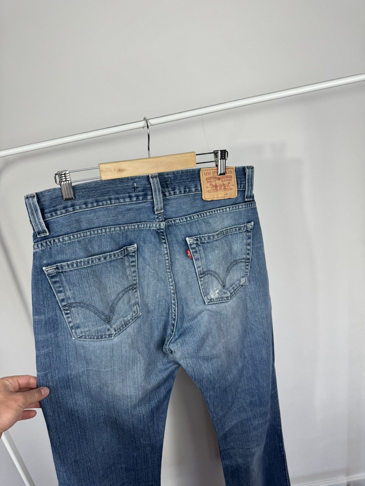 Levi's Levi’s 506 Standard Men’s Jeans W36 Faded Blue Denim Pants Size US 36 / EU 52 - 6 Thumbnail