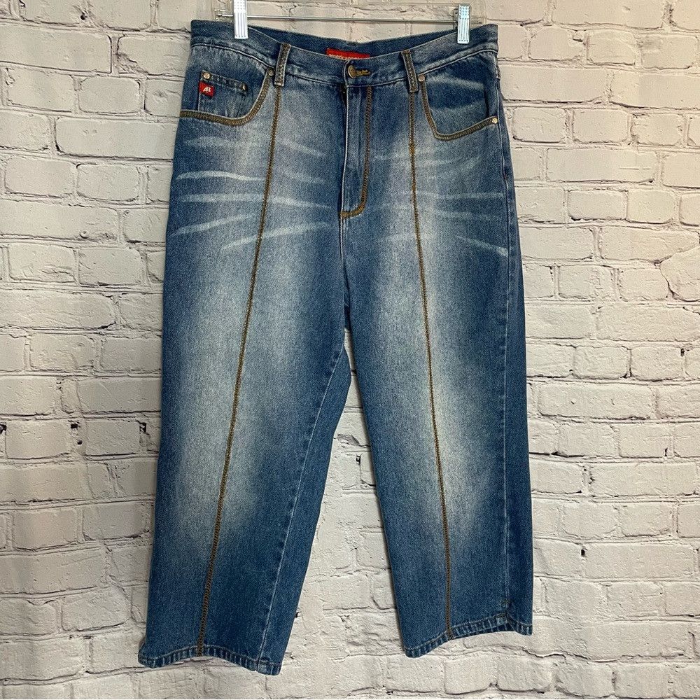 Other Americana Blues Cropped Jeans Size 16W Size 38" / US 16 / IT 52 - 1 Thumbnail