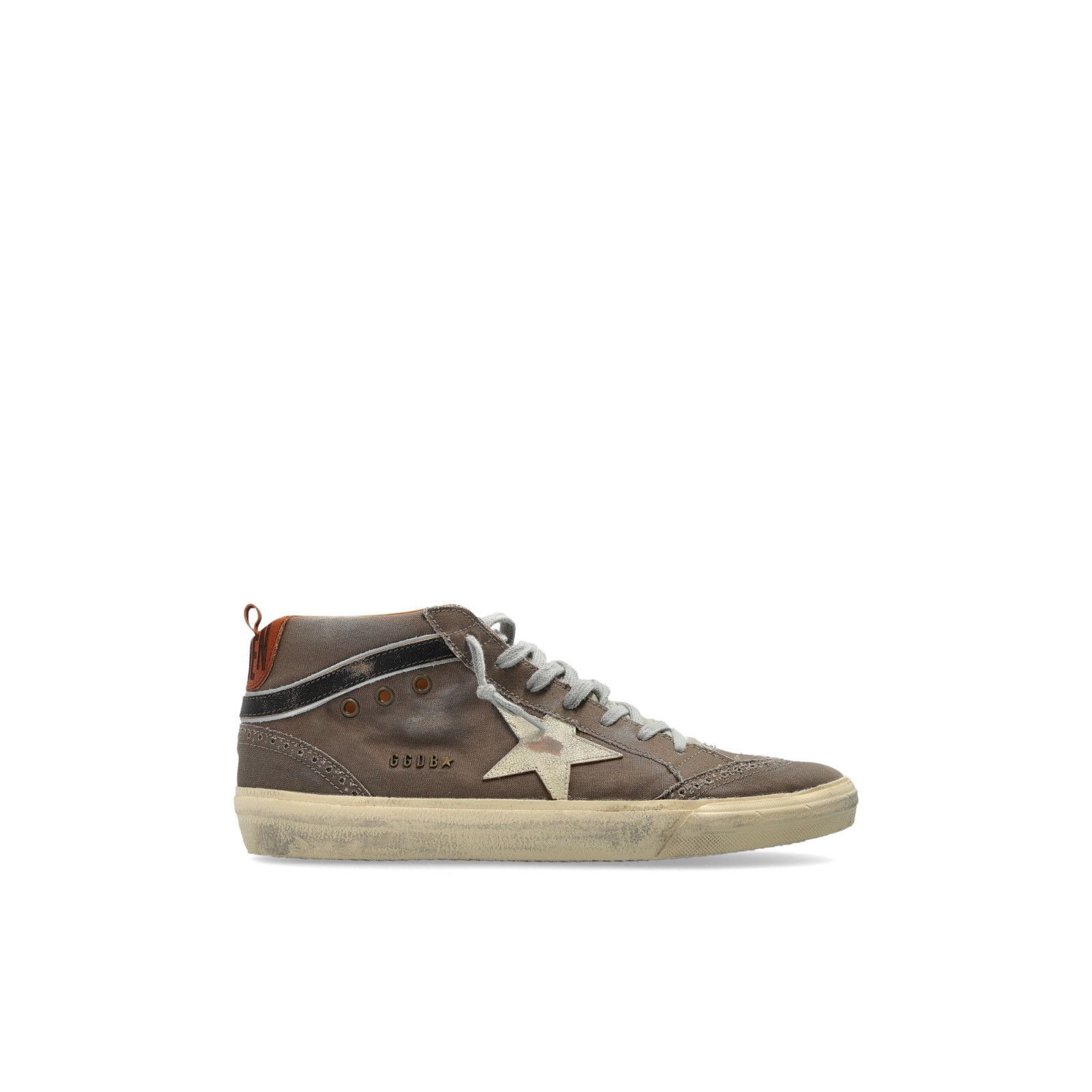 GOLDEN GOOSE Mid Star Gray/White men's Sneakers New (Men's s