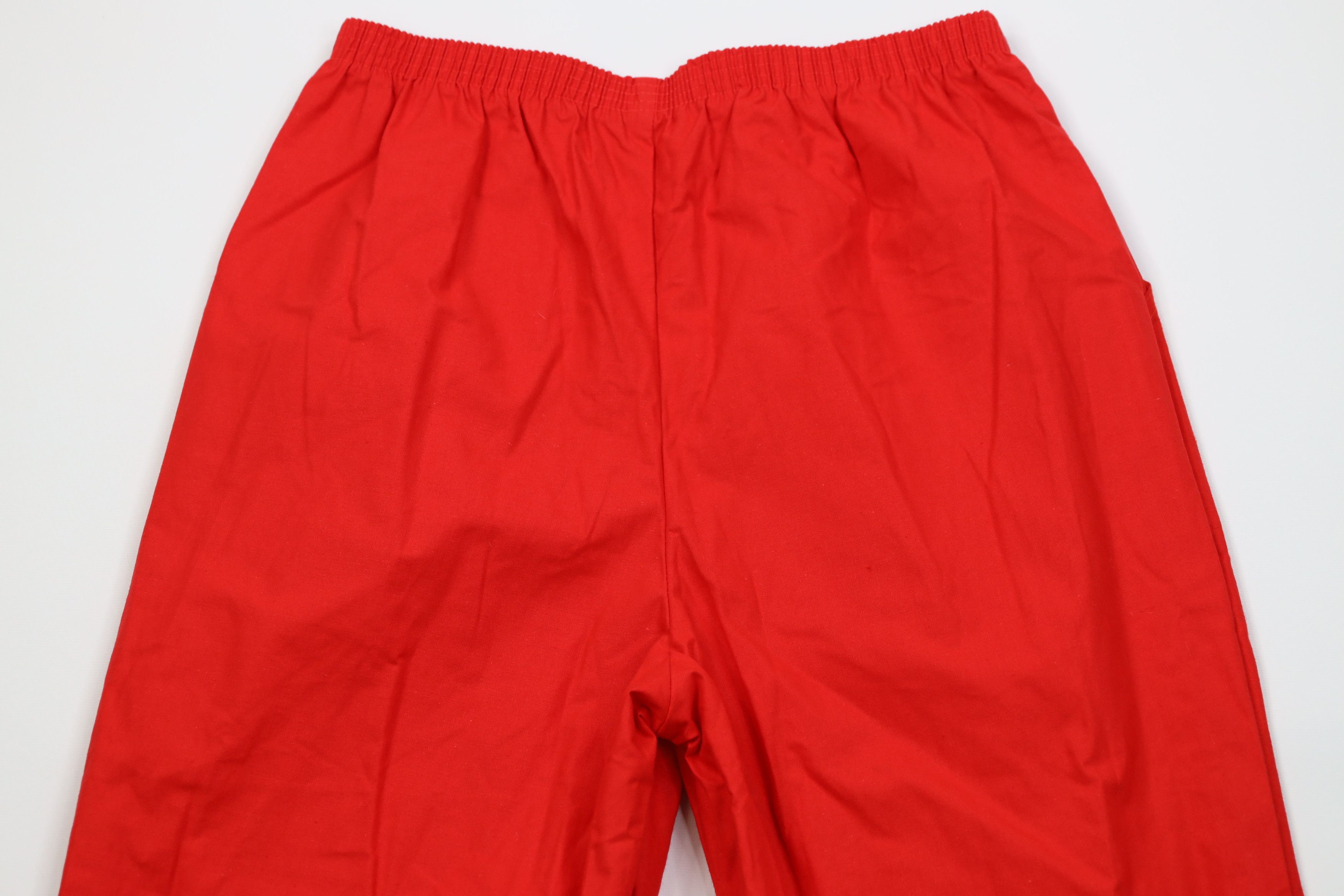 Vintage Vintage 70s Streetwear Straight Leg Pants Cotton Red USA Size 40" / US 18 - 9 Thumbnail