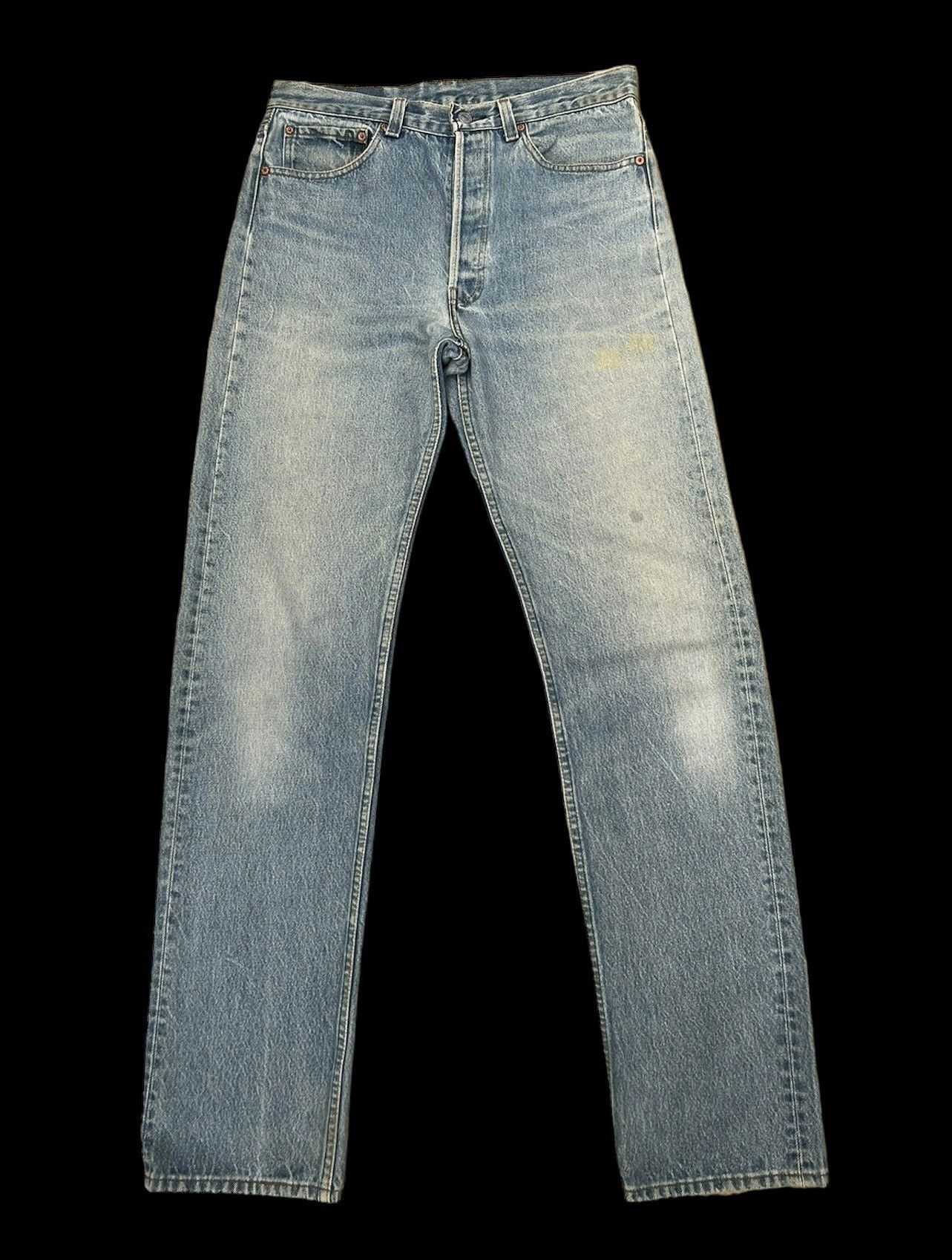 Vintage Late 80s Levi’s 501 Usa Jeans Ageing Faded Denim