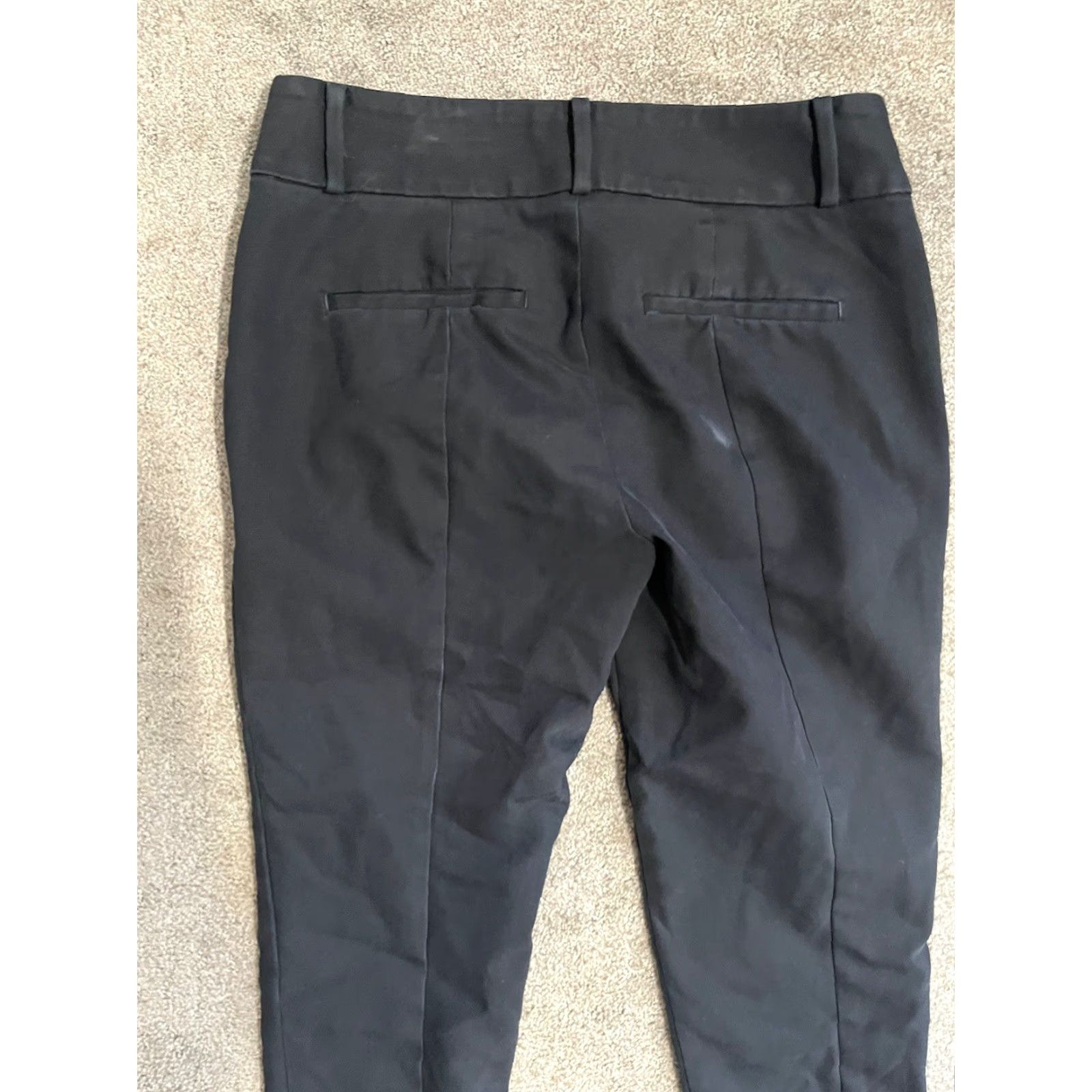 Loft VINTAGE Loft Outlet Black Dress Pants Curvy Skinny Ankle Women’s Size 0 with Pockets (? wait) Size 25" / US 0 / IT 36 - 4 Thumbnail
