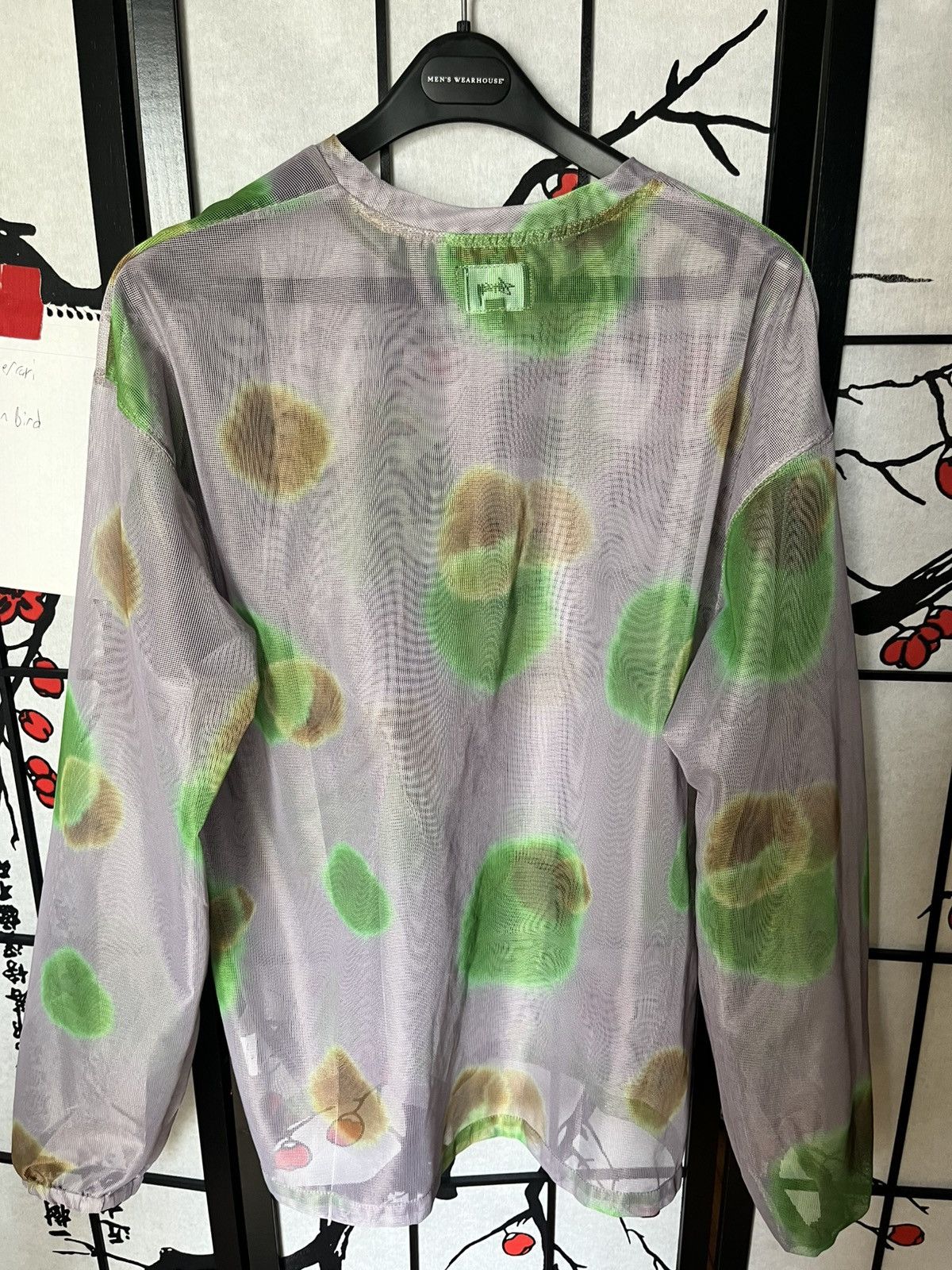 Stussy Stussy Long Sleeve Mesh Shirt Size US XL / EU 56 / 4 - 2 Thumbnail