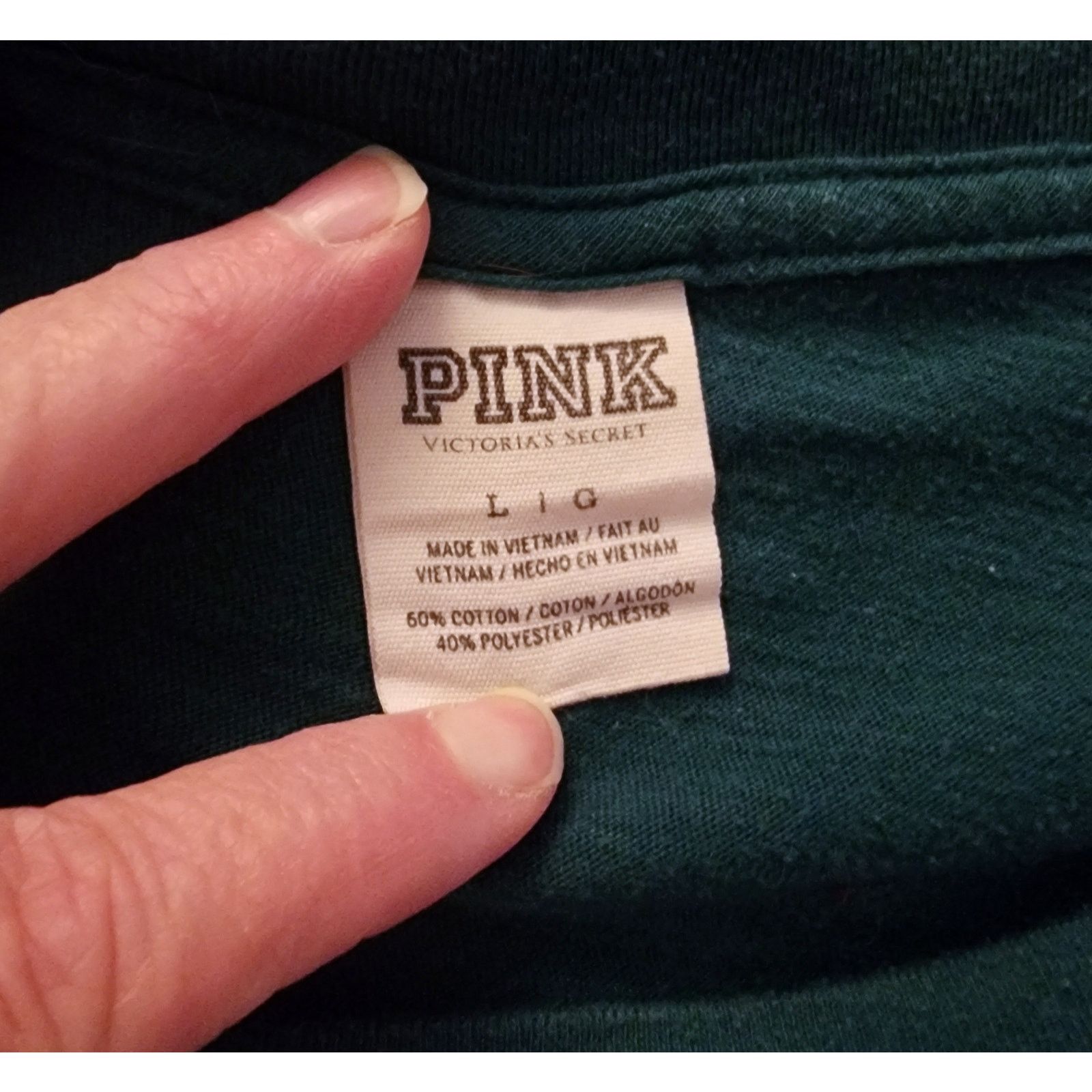 Victoria's Secret Victoria Secret teal green long sleeved top size L/G Size L / US 10 / IT 46 - 3 Thumbnail