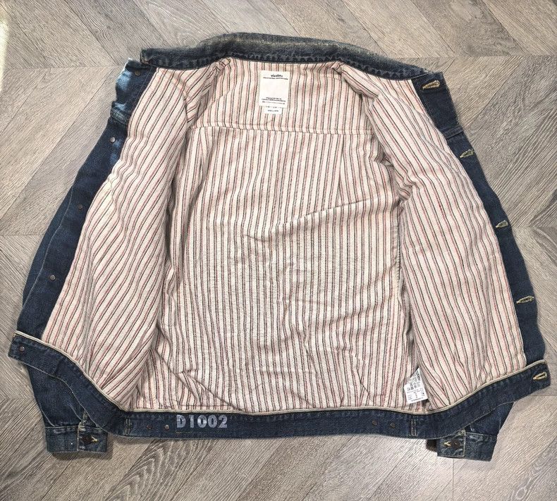 Visvim Visvim 19SS Natural Dye Antique Carpet Lined denim Jacket Size US L / EU 52-54 / 3 - 3 Thumbnail