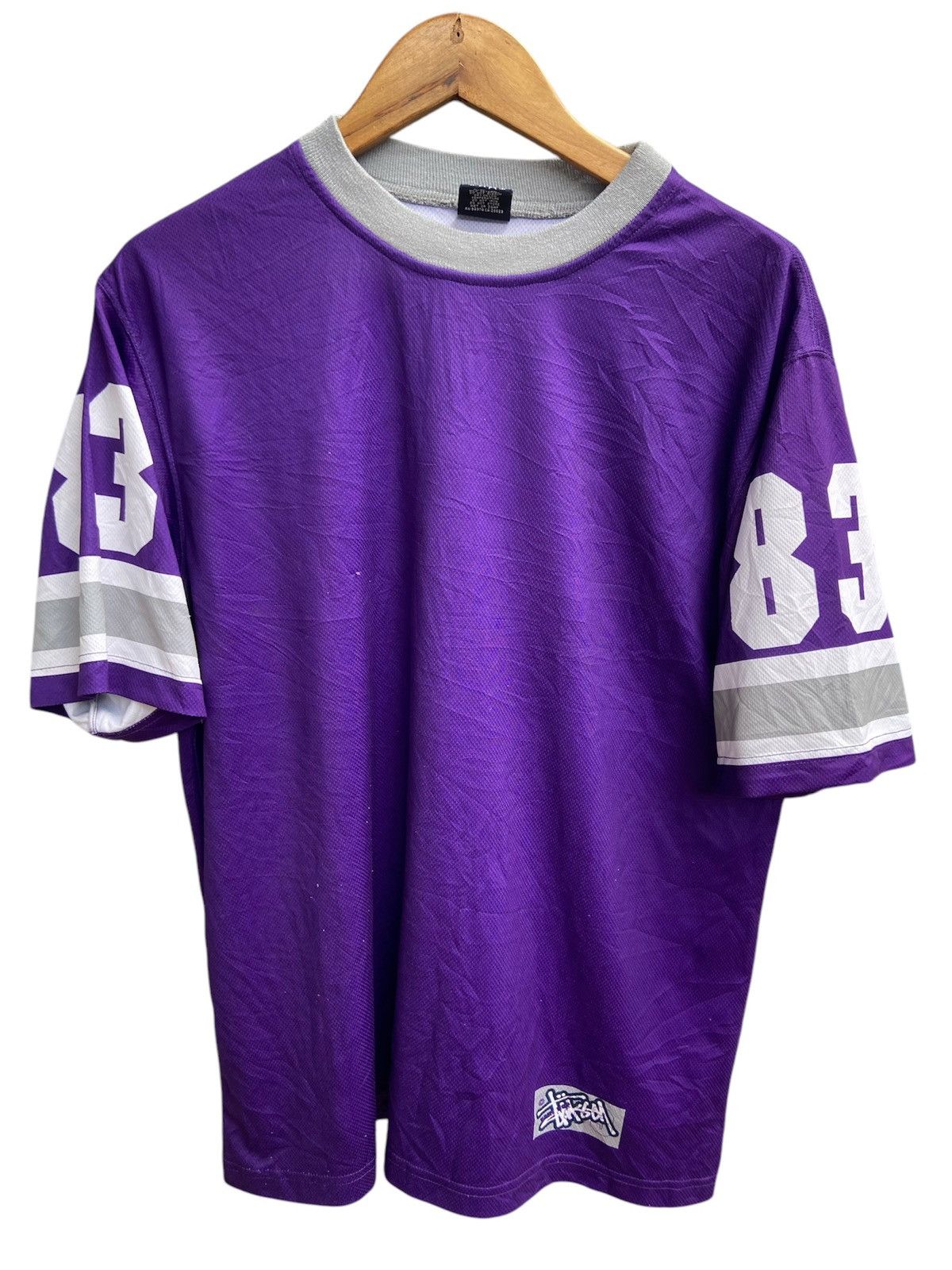 Stussy Stussy Cropped Mesh Logo Football Jersey SU24 | Grailed