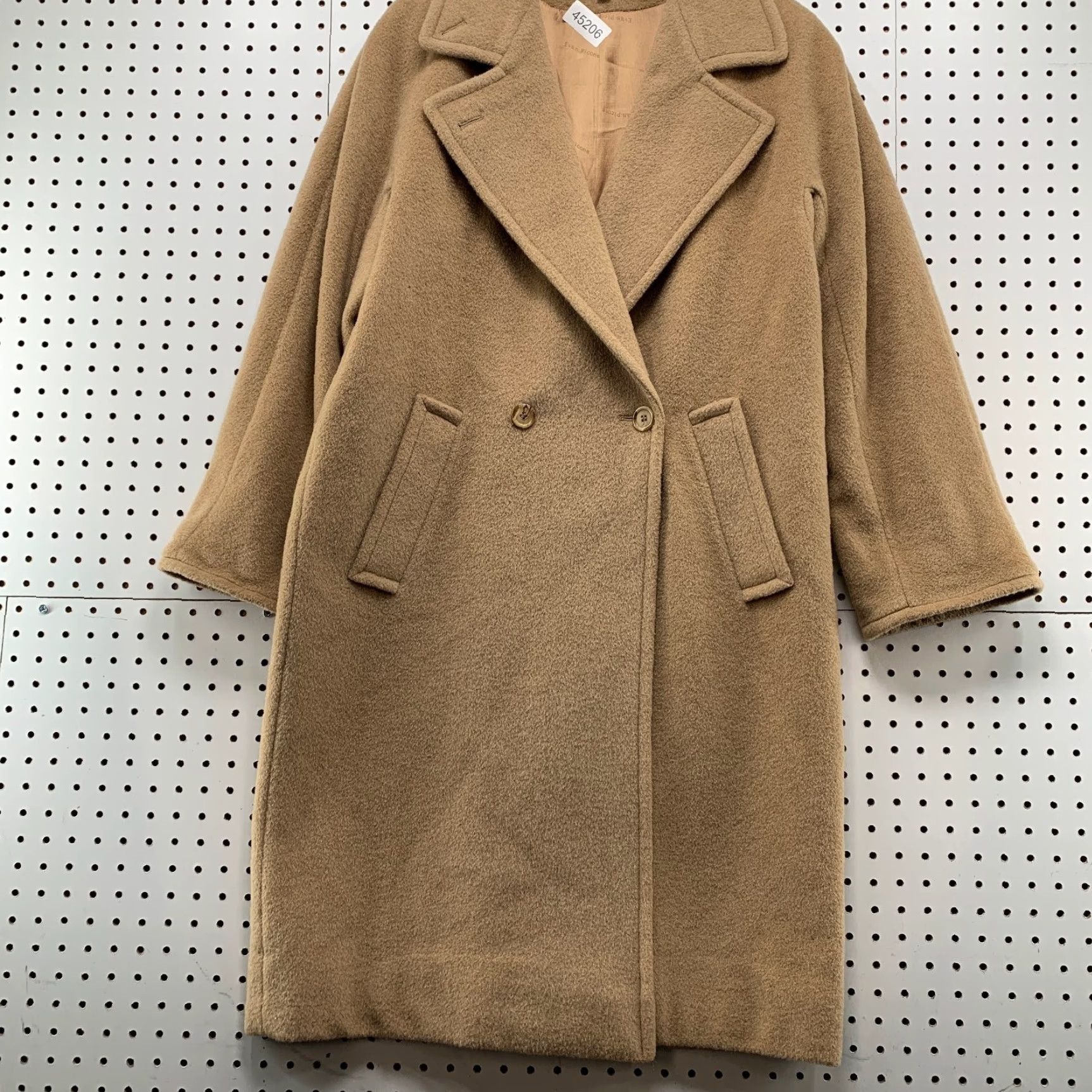 Evan Picone VINTAGE Evan Picone Wool Mohair Coat Womens Size 16 Petites Camel Beige Union USA Size XXL / US 16-18 / IT 52-54 - 3 Thumbnail