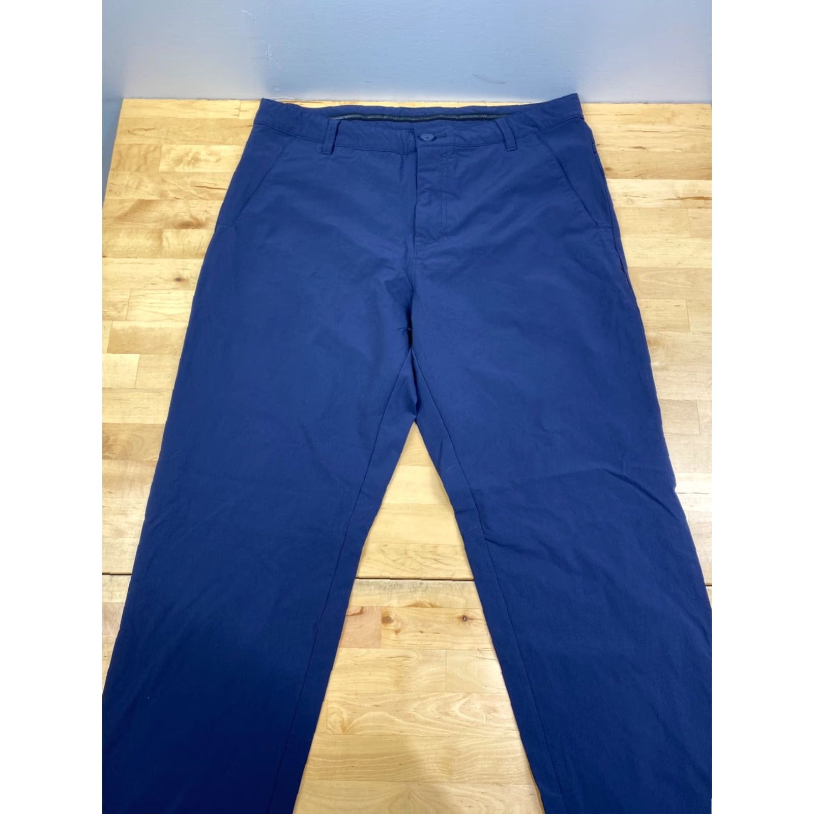 Oakley Oakley Pants Mens 34x30 Blue Chino Straight Leg Casual Stretch 10599 Size US 34 / EU 50 - 2 Thumbnail