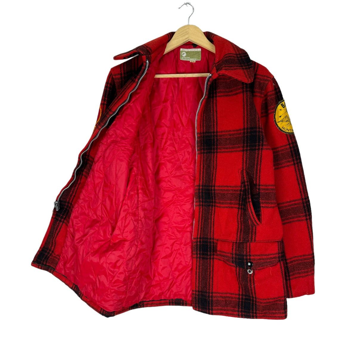 Hunter × Vintage ⚡️60s JC PENNY BUFFALO RED TARTAN HUNTING MACKINAW JACKET Size US M / EU 48-50 / 2 - 9 Thumbnail