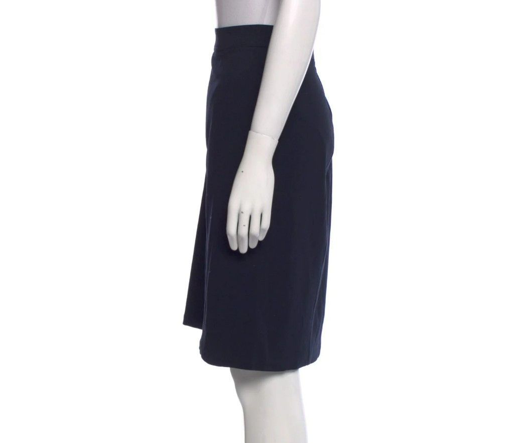Donna Karan Donna Karan Skirt Size 12 Black Wool Zip Closure Tailored F Size 34" / US 12 / IT 48 - 9 Thumbnail