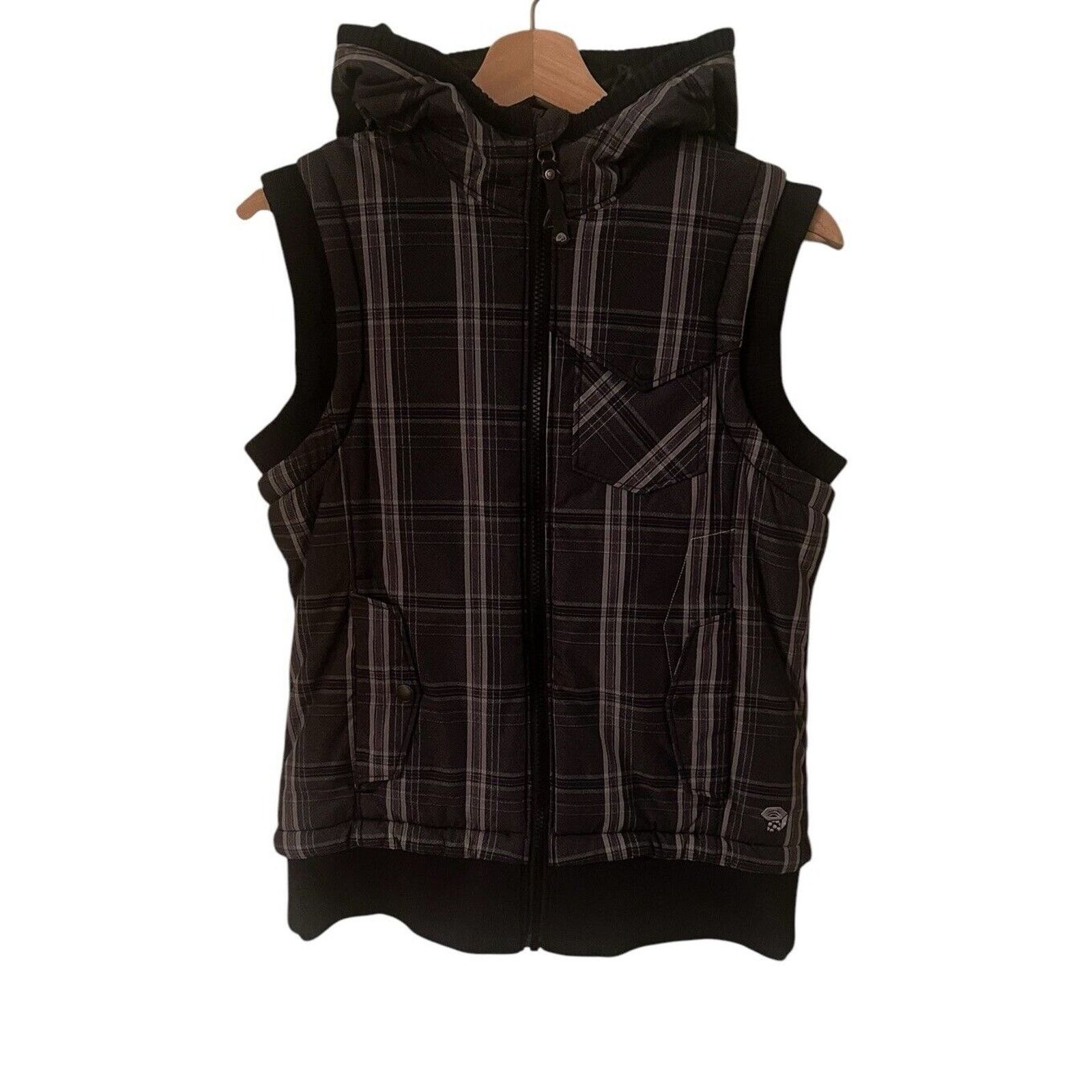 Mountain Hardwear MOUNTAIN HARDWEAR Women Hooded Puffer Vest Sz Small Size S / US 4 / IT 40 - 1 Thumbnail