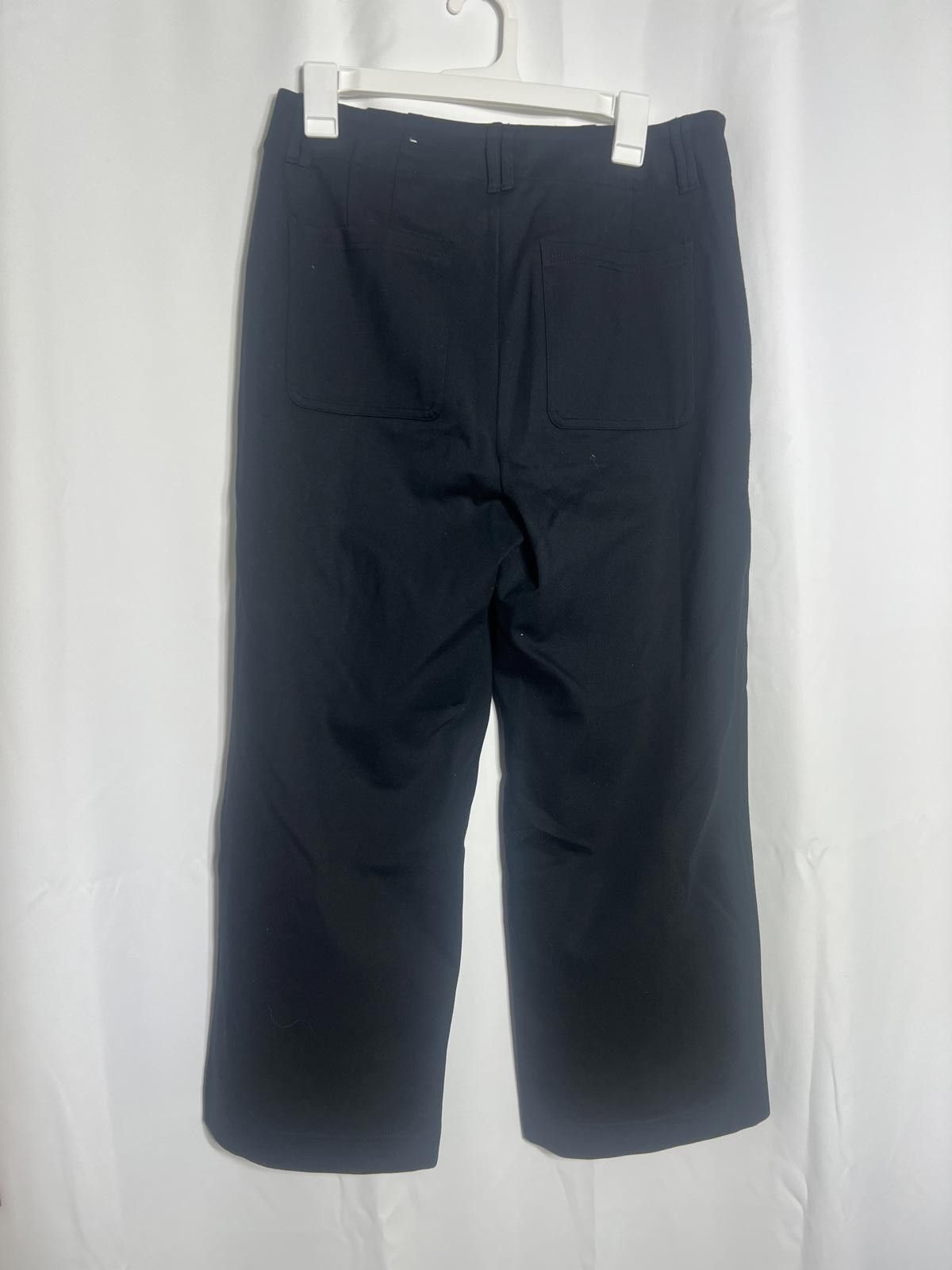 Other a new day Women's Black Wide Leg Pants Size 10 Size US 32 / EU 48 - 2 Thumbnail