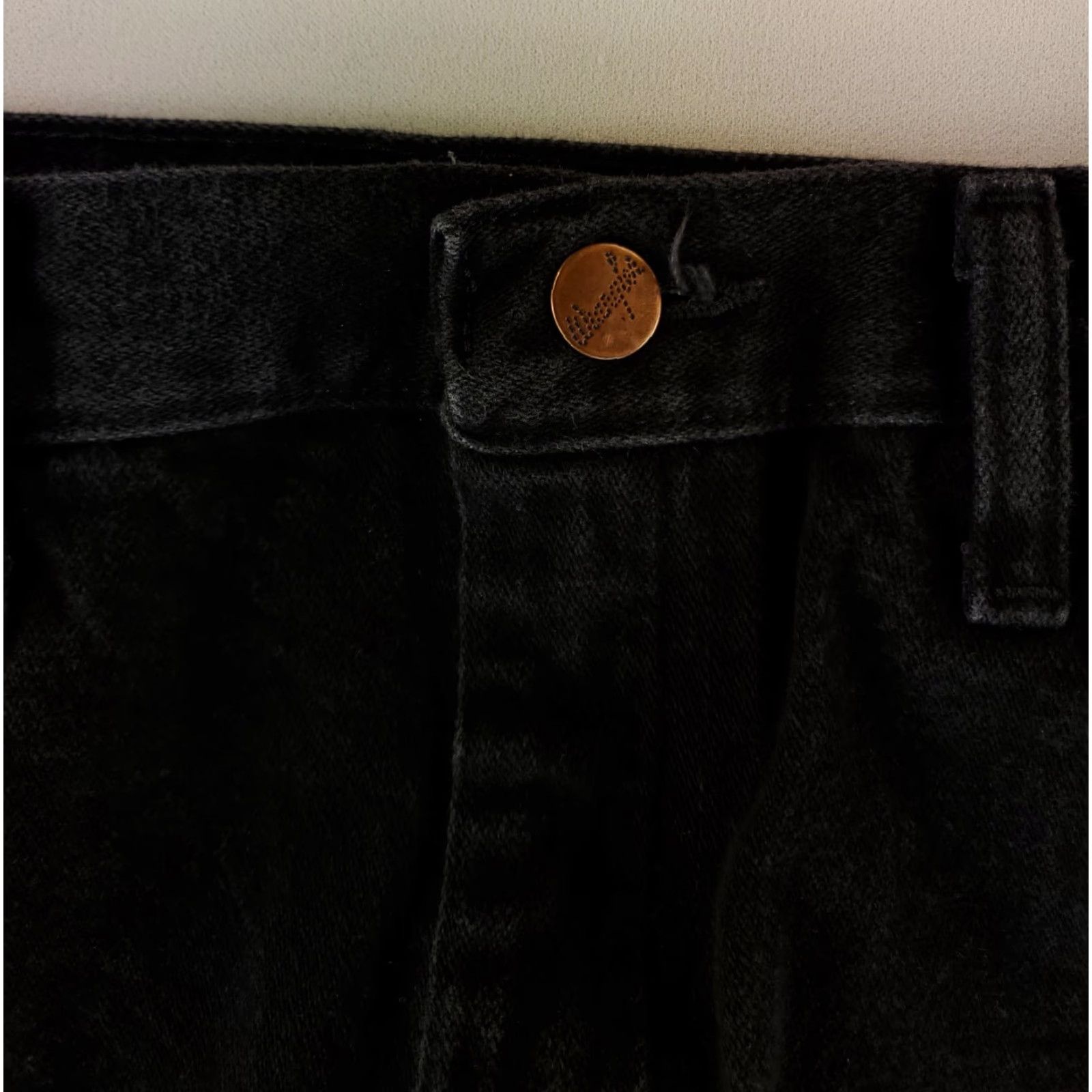 Wrangler VINTAGE Wrangler Jeans 90s Black Mens 34x34 Straight Jeans Mens 34 Black 90s Size US 34 / EU 50 - 2 Thumbnail