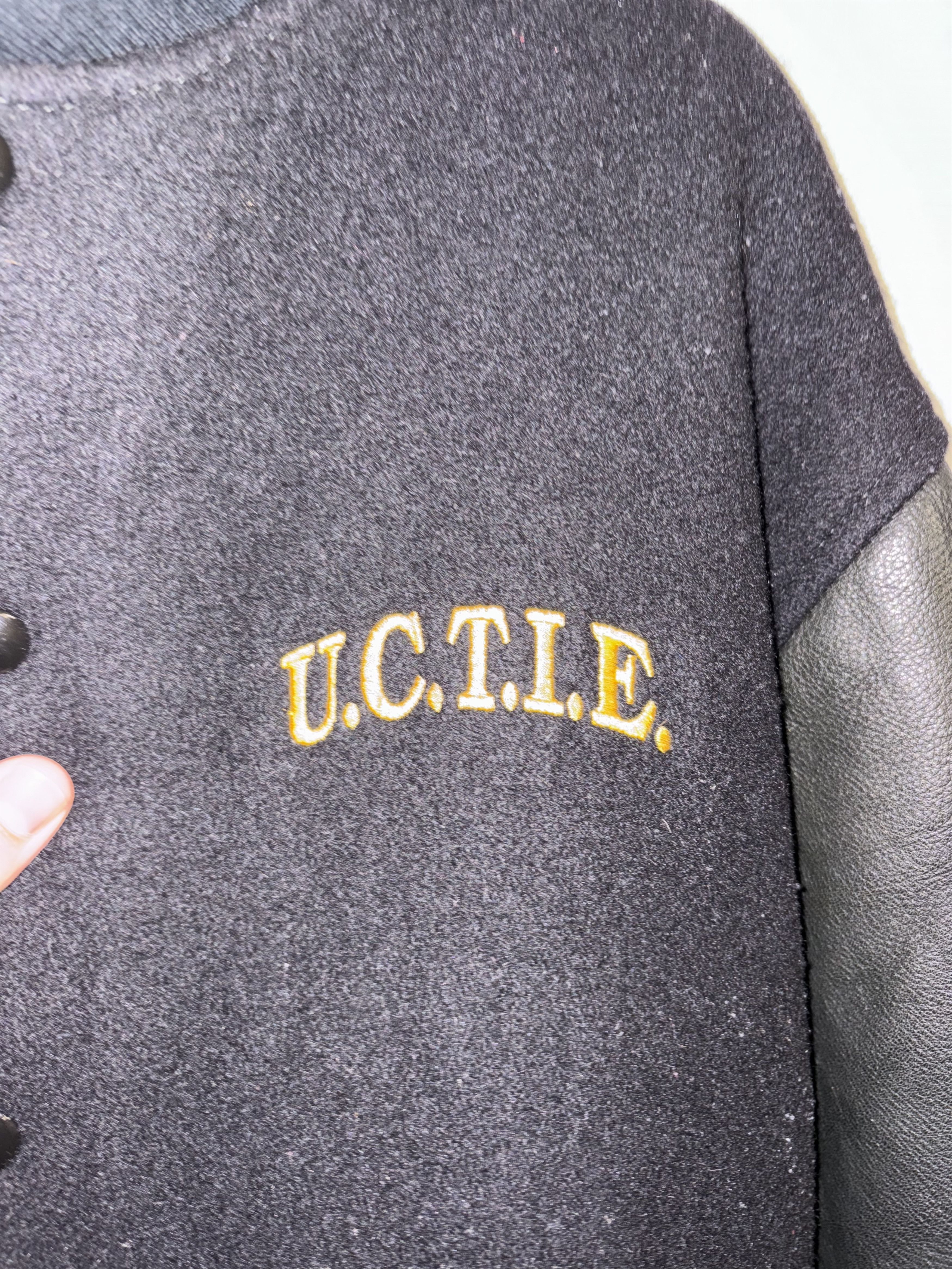 Vintage Vintage Union Black Varsity Jacket Size US L / EU 52-54 / 3 - 5 Thumbnail