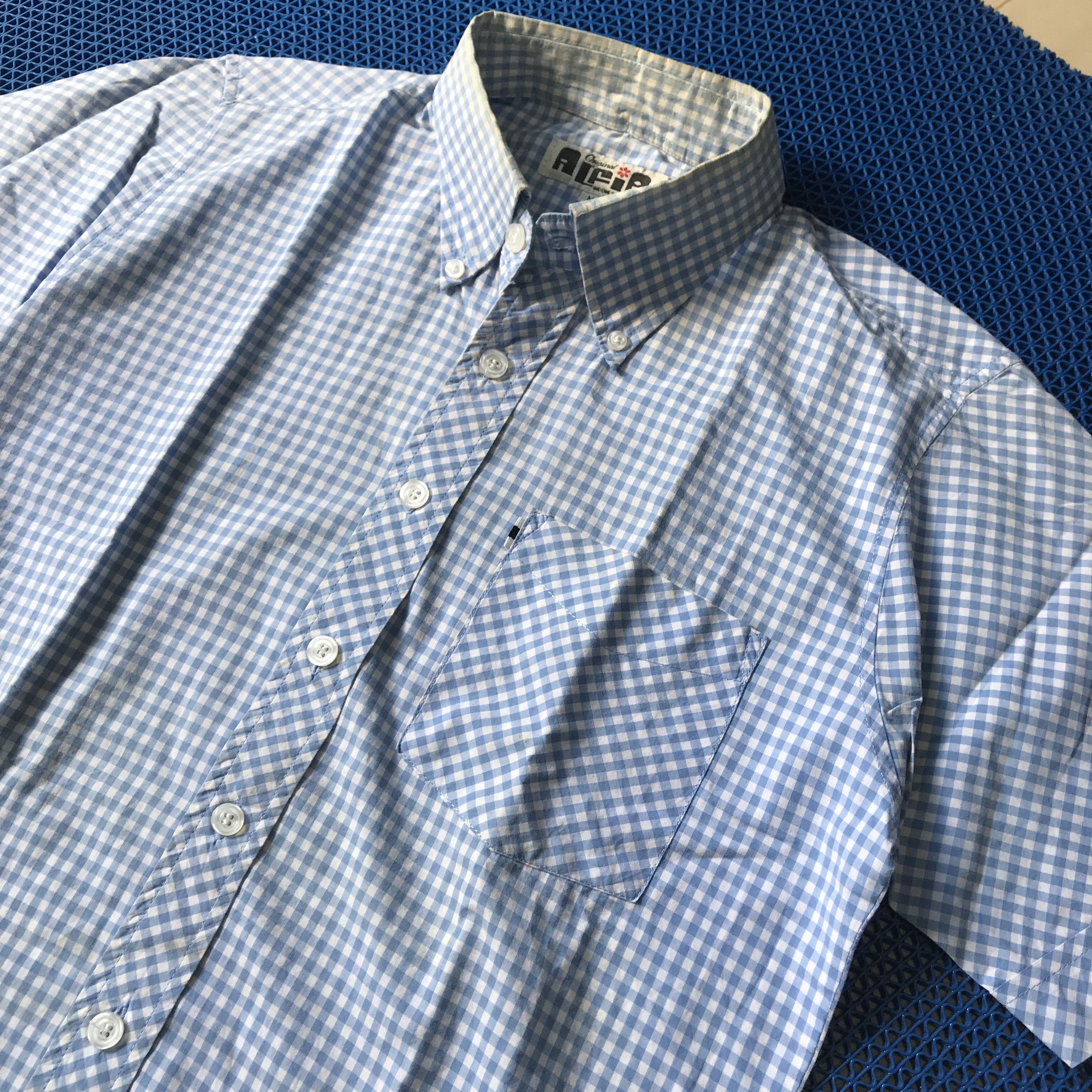 Other UK × Vintage Alfie Dandy Skinheads shirt Blue Gingham Trimfit button down Size US M / EU 48-50 / 2 - 3 Thumbnail
