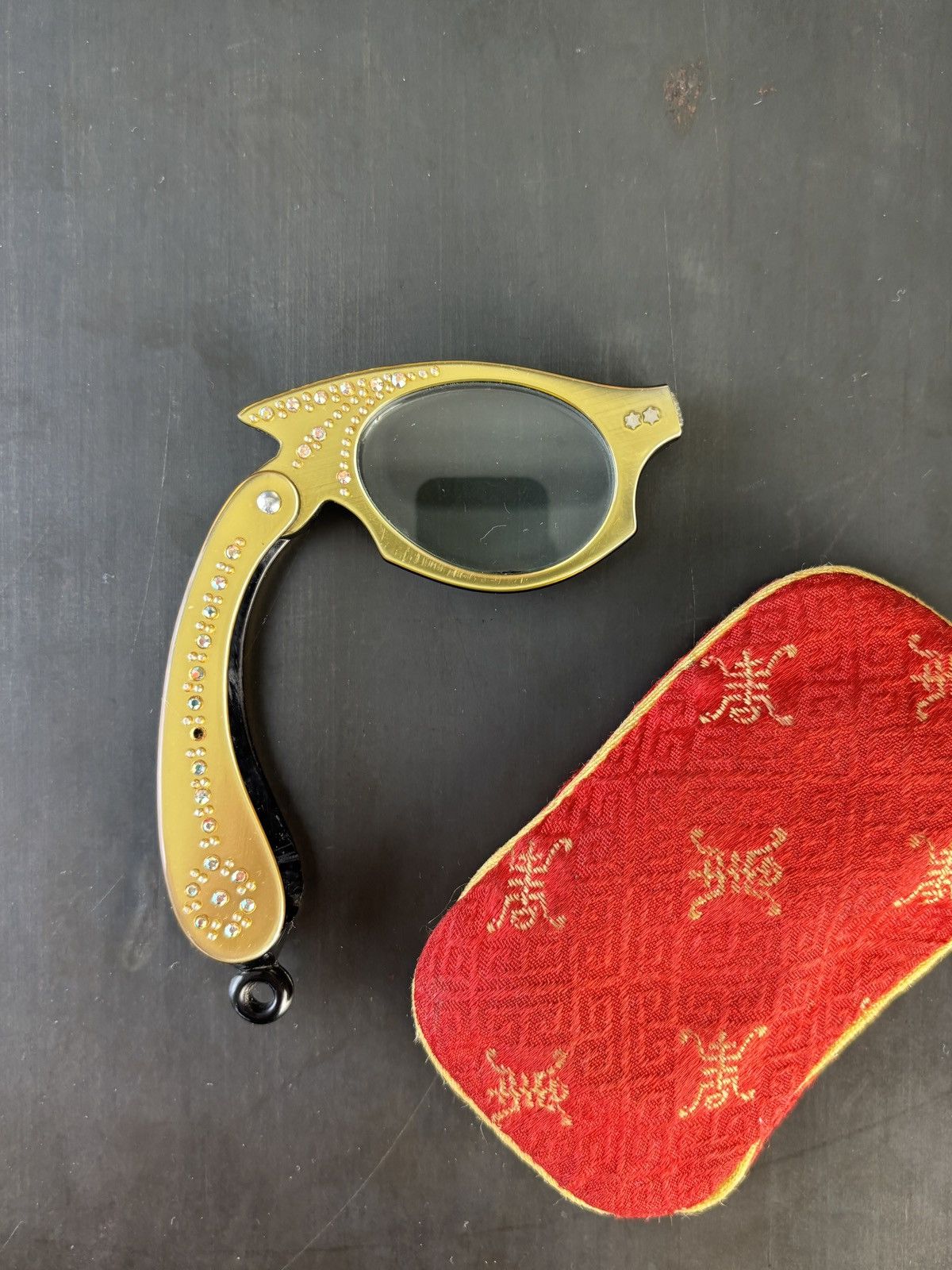 Vintage 1960s Opera Glasses 50s Vintage Lorgnette Folding Eyeglasses Size ONE SIZE - 7 Thumbnail