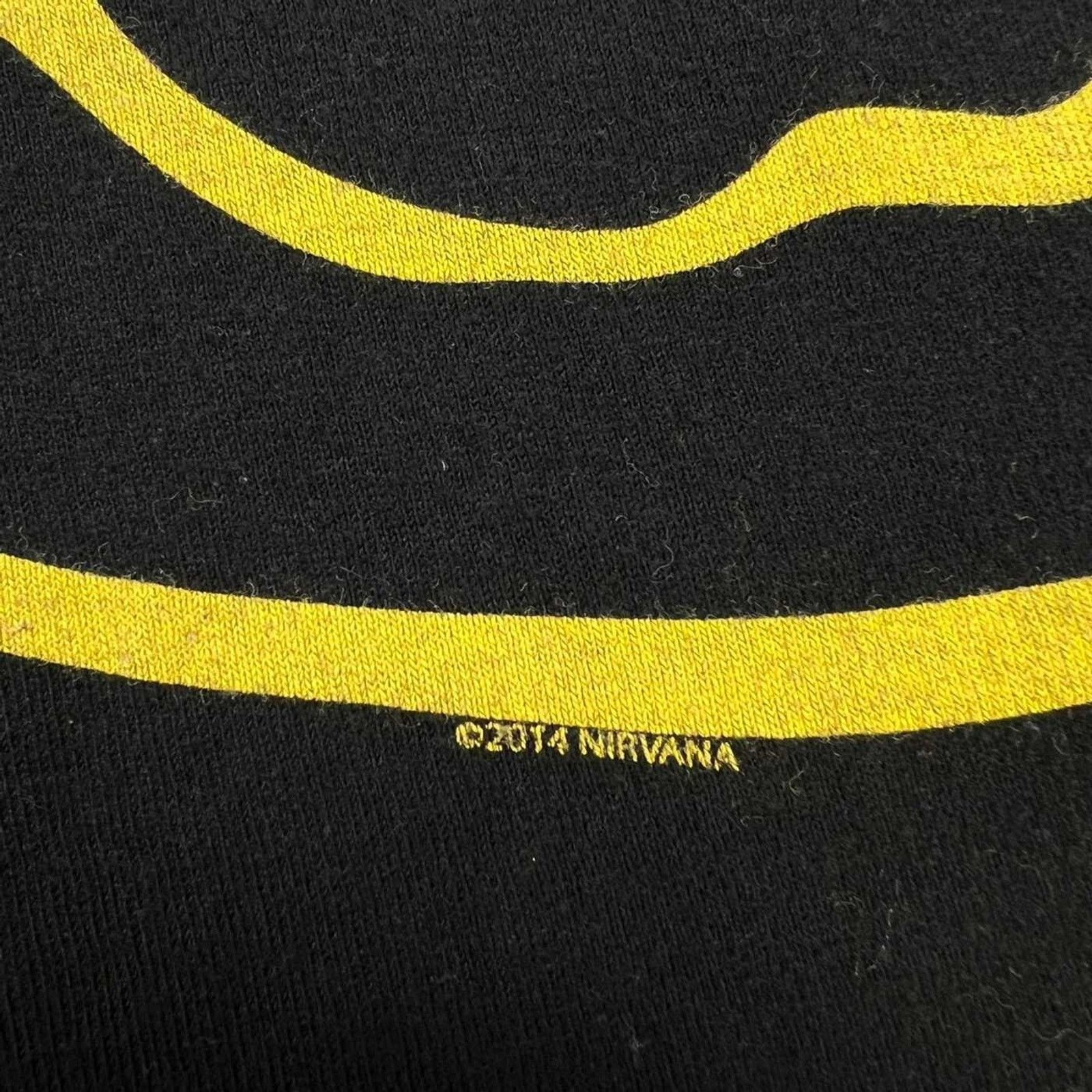 Nirvana × Vintage 2014 Nirvana Shirt Smiley Face Graphic Short Sleeve Band Tee Size US S / EU 44-46 / 1 - 4 Thumbnail